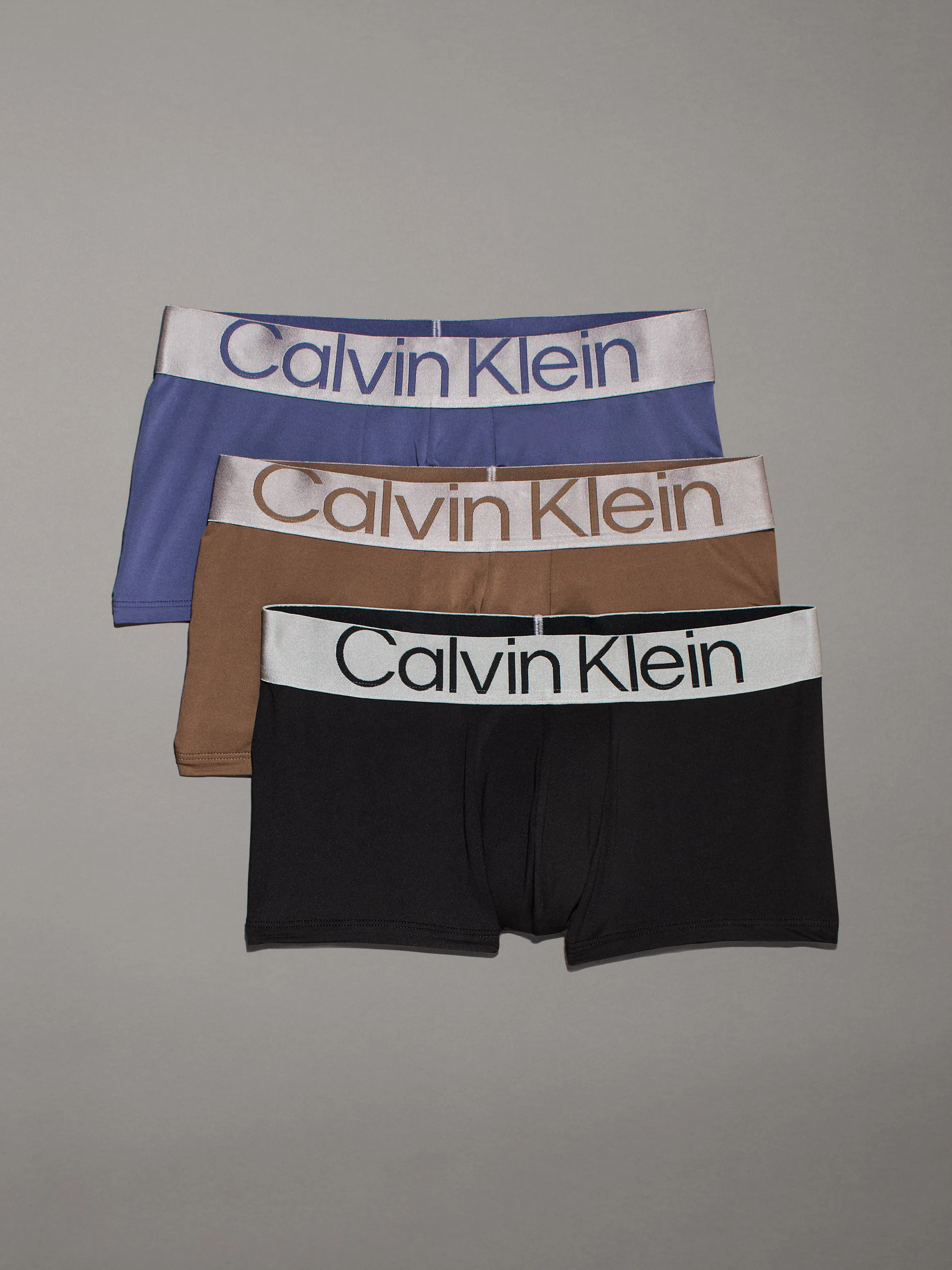 Steel Micro 3 Pack Low Rise Trunks | Calvin Klein