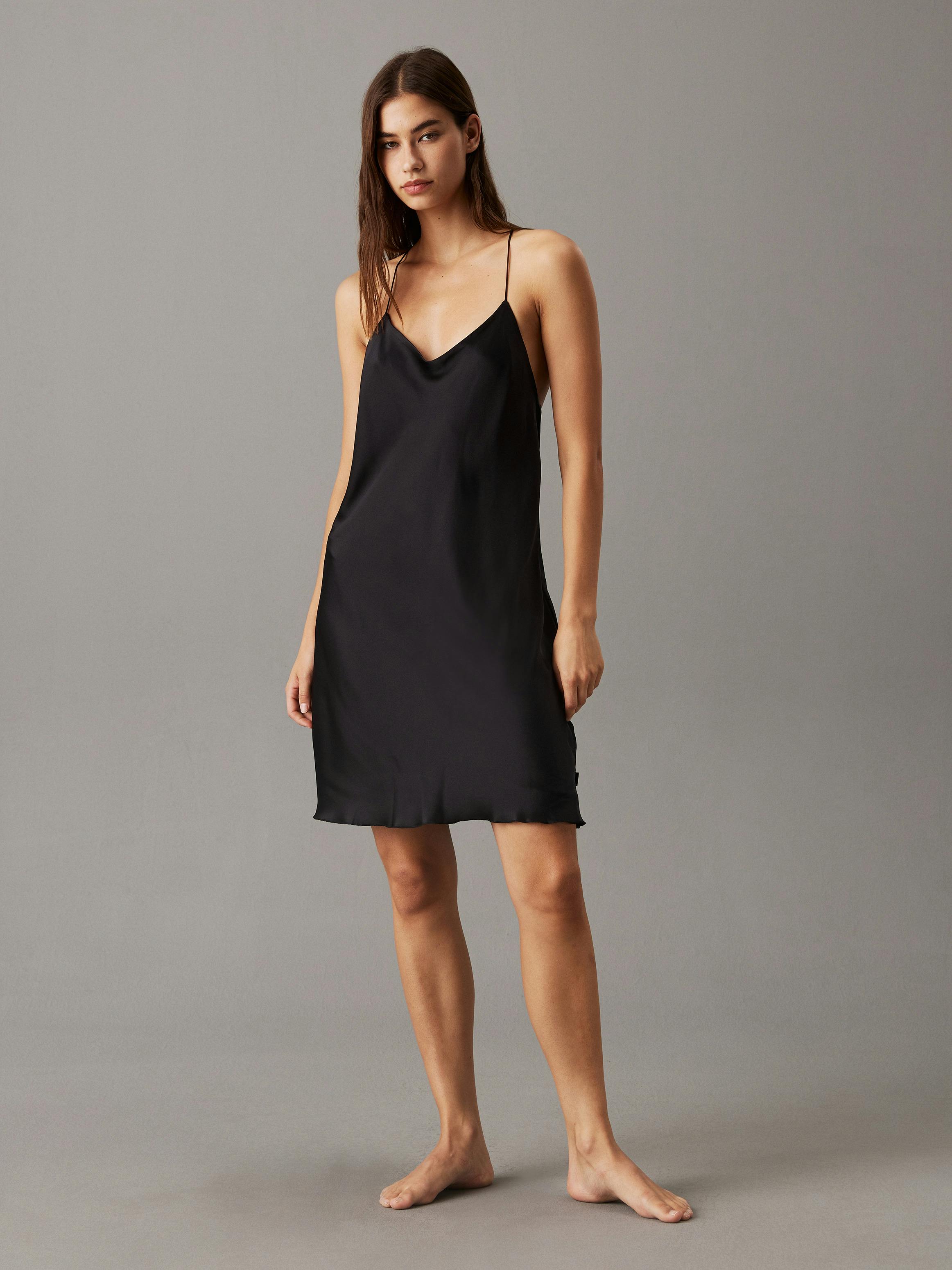 chinese dress ladies CALVIN KLEIN COLLECTION Vintage Black Silk One Shoulder Long Dress   Jellybean Vintage