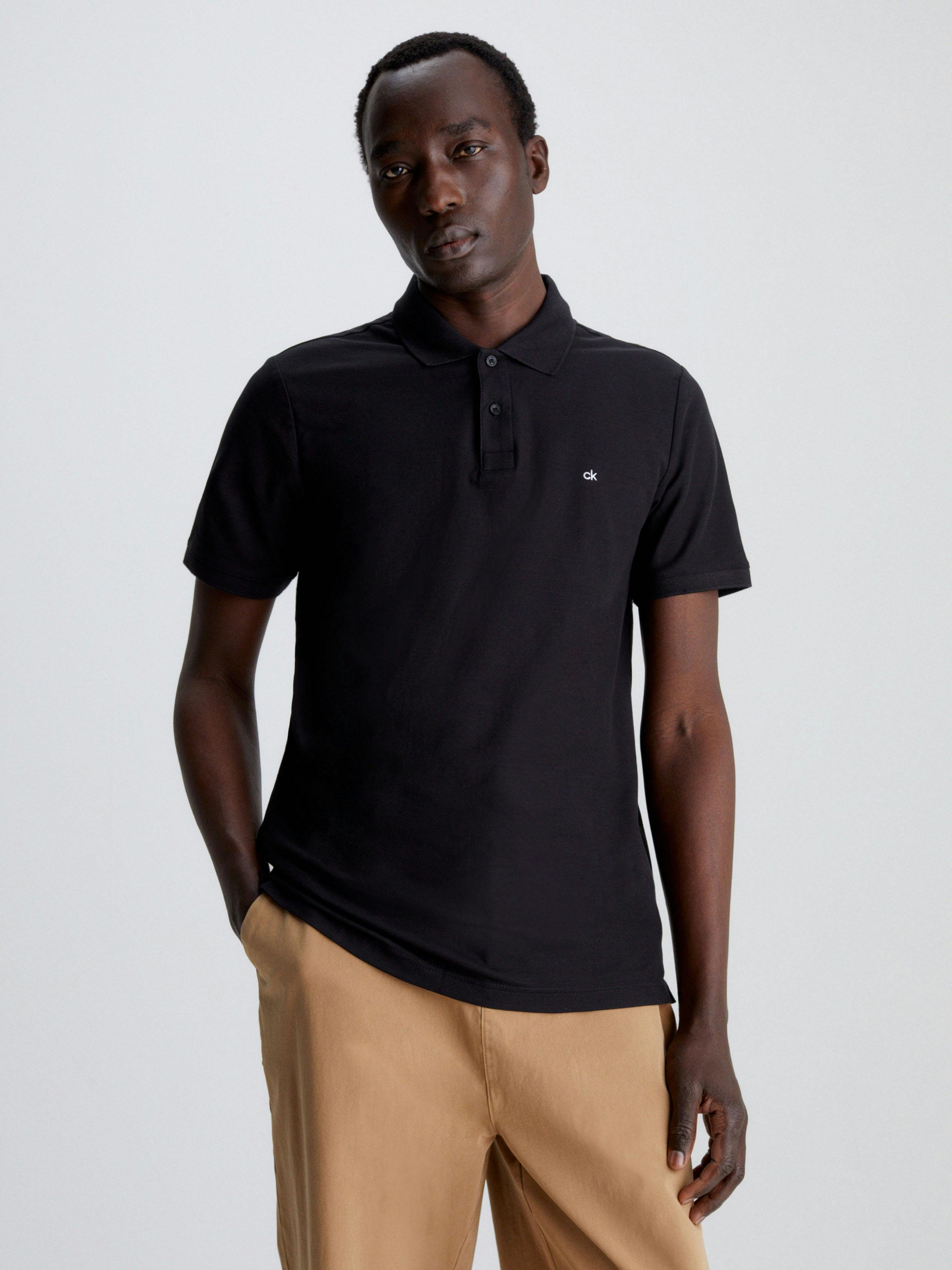 Black ck polo shirt Clearance