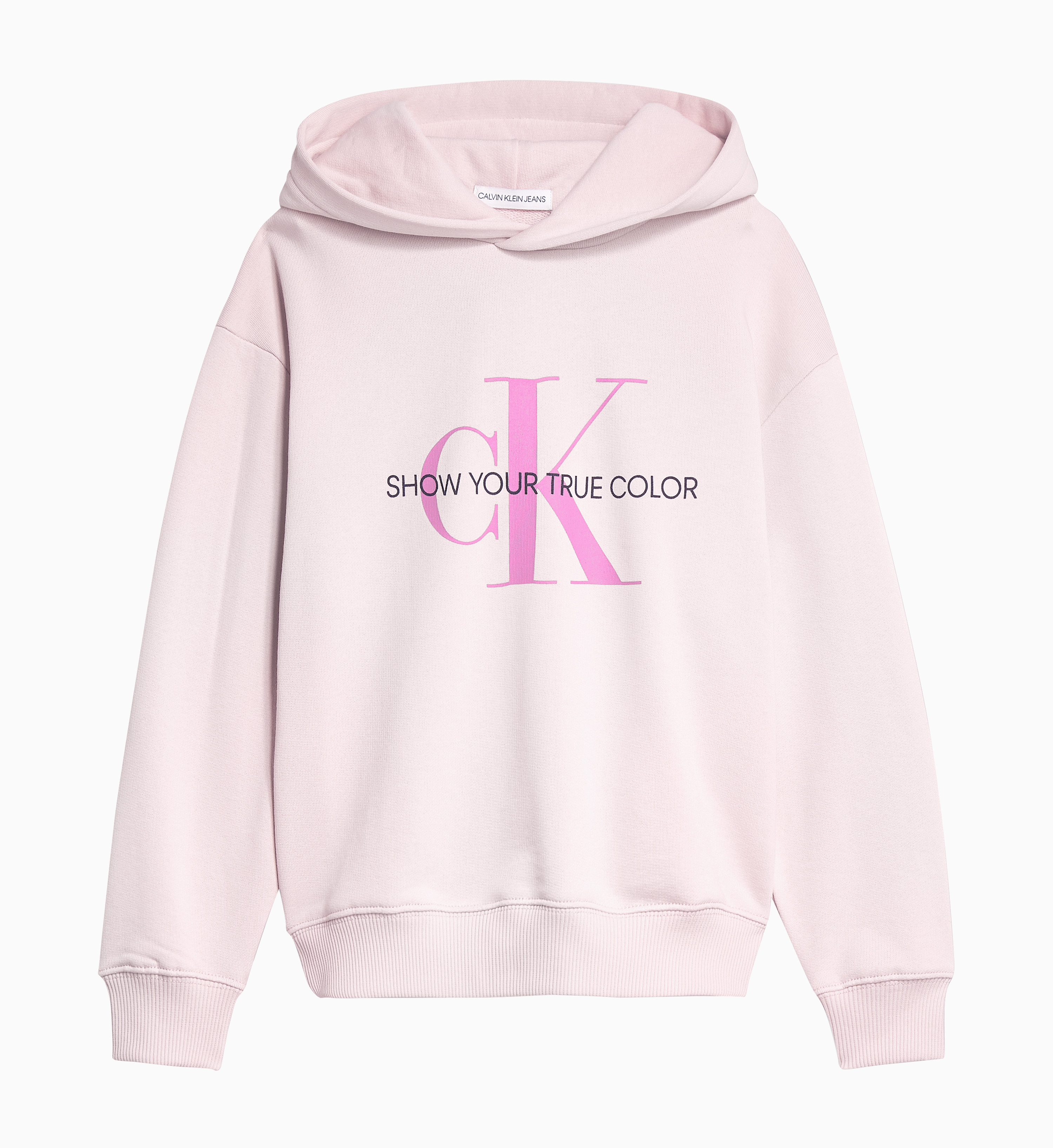 pink calvin klein hoodie