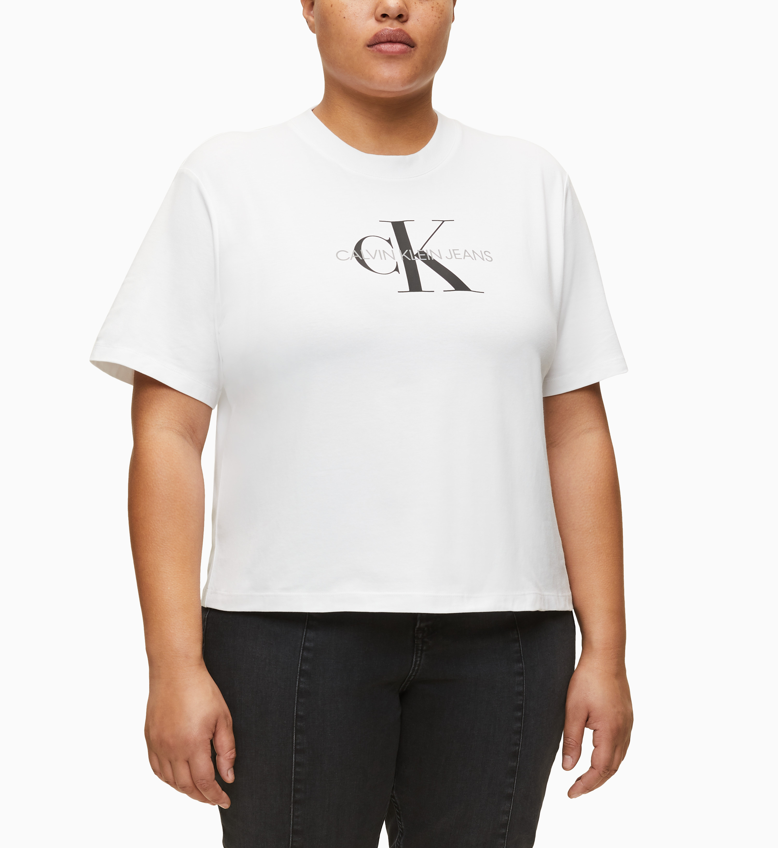 plus size calvin klein t shirt