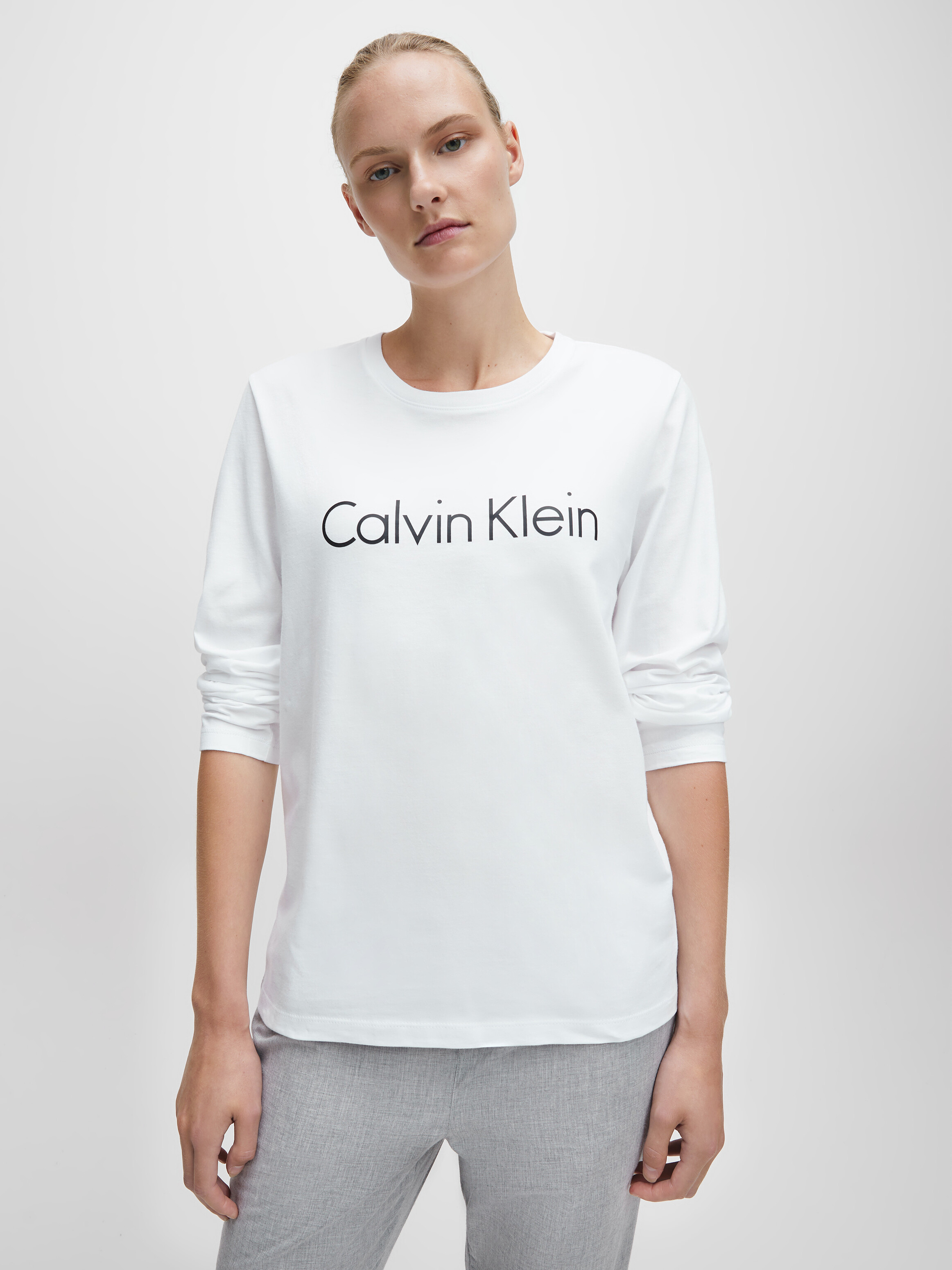Comfort Cotton Lounge Long Sleeve T-shirt | Loungewear | Calvin Klein