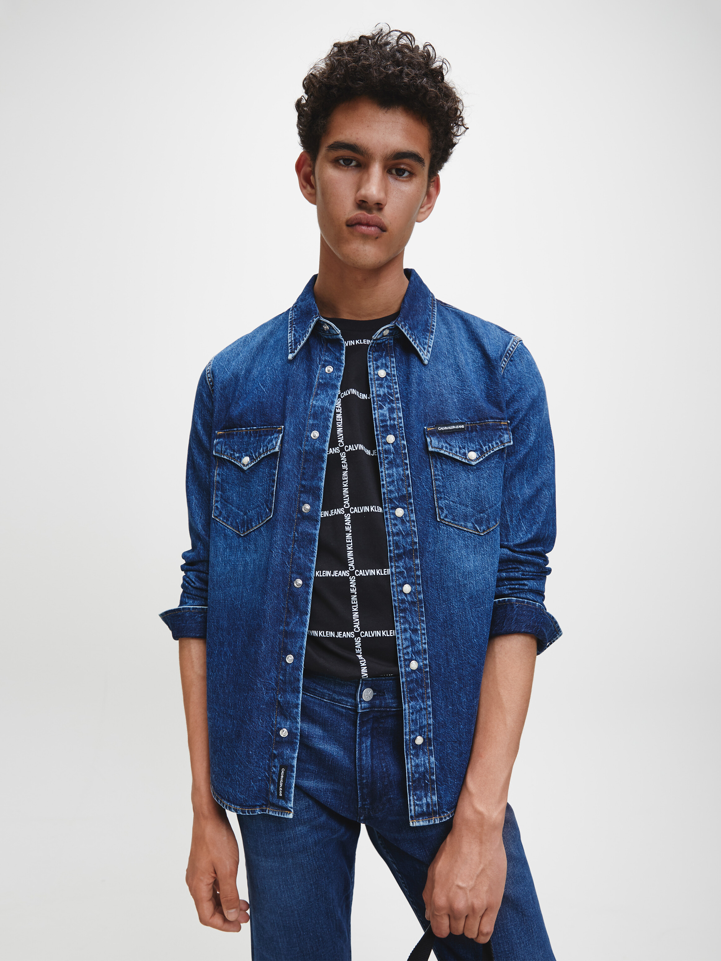 ck denim shirt