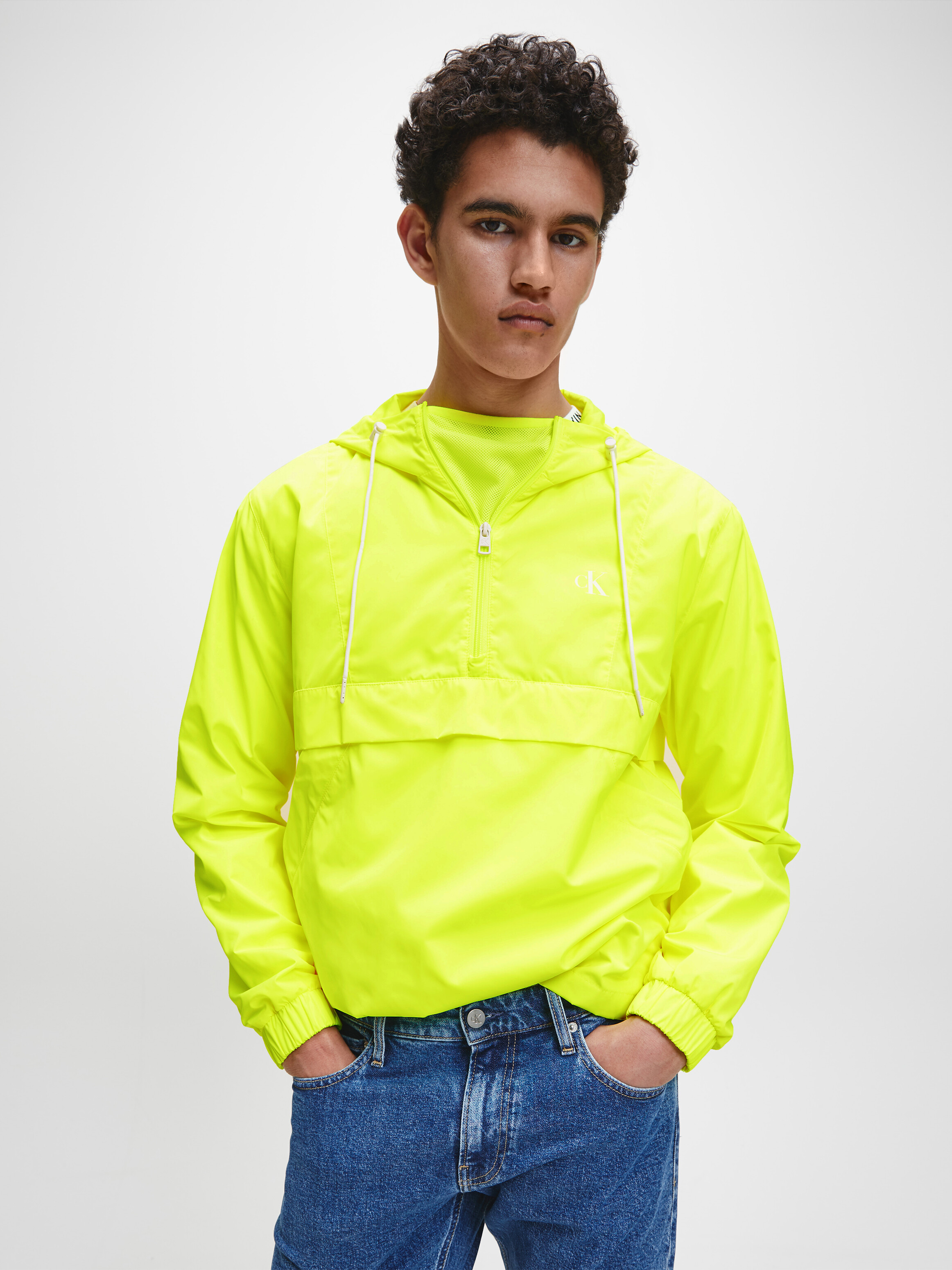 Back Logo Neon Anorak