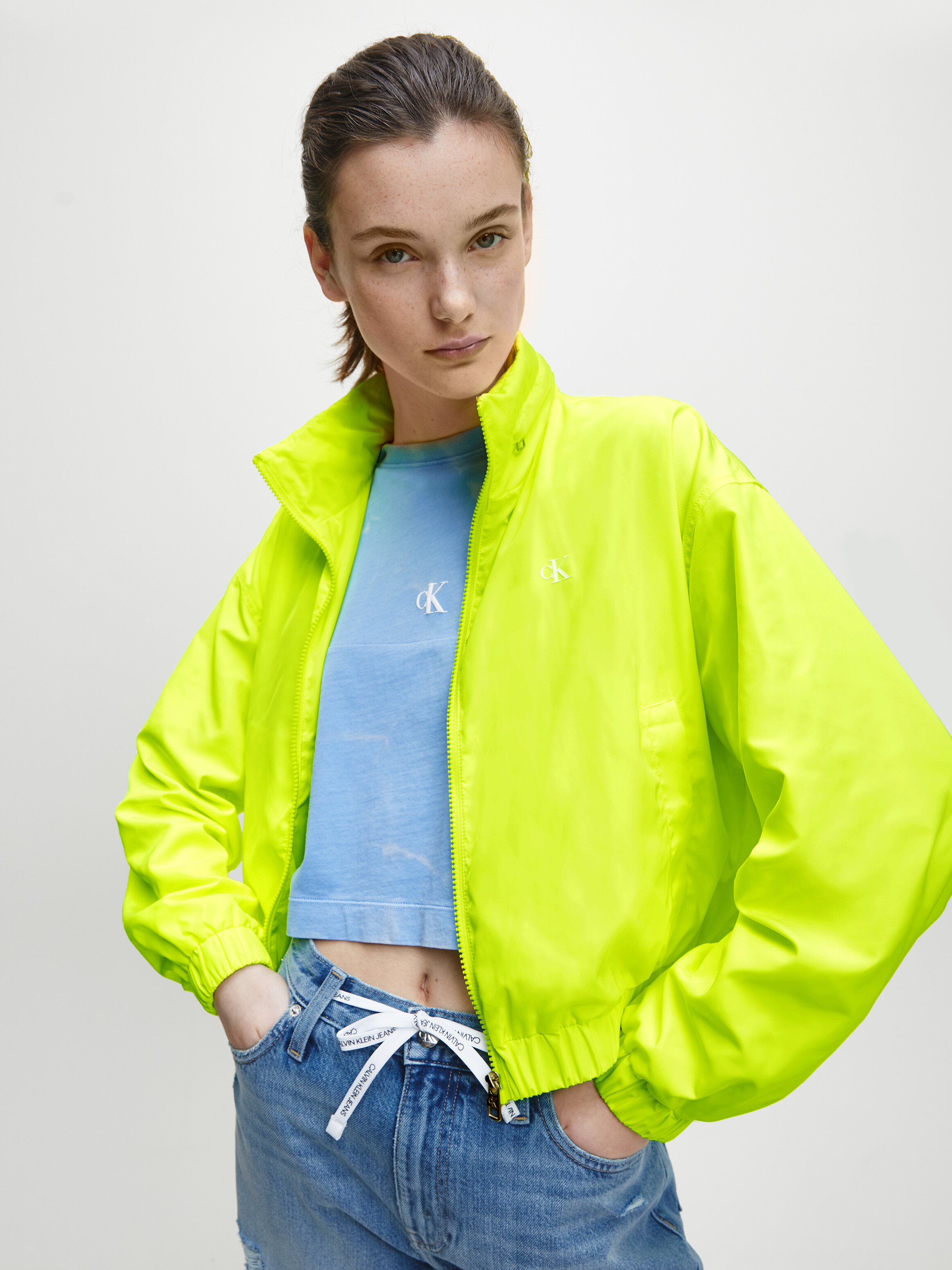 Back Logo Windbreaker Jackets Outerwear Calvin Klein