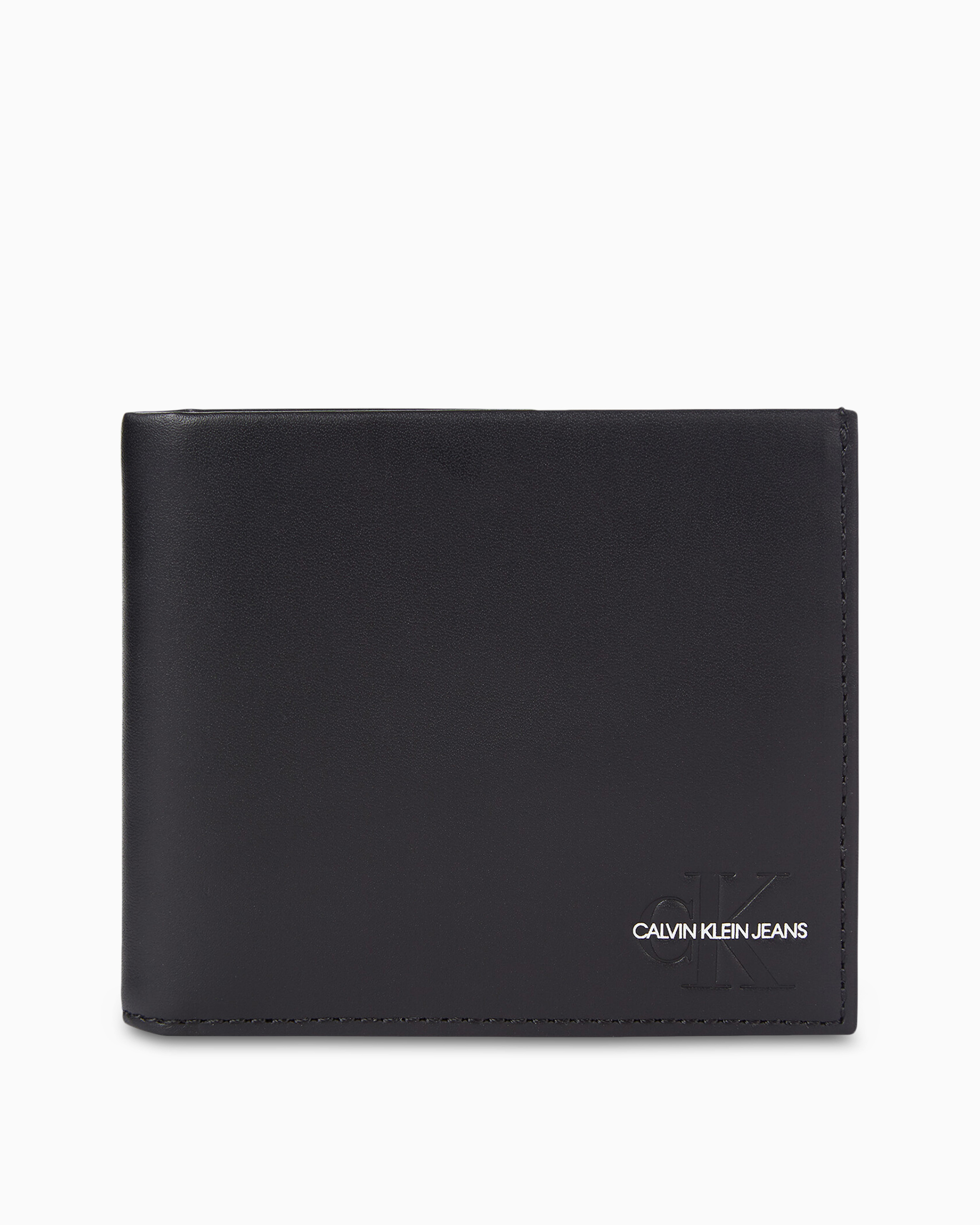 leather calvin klein wallet