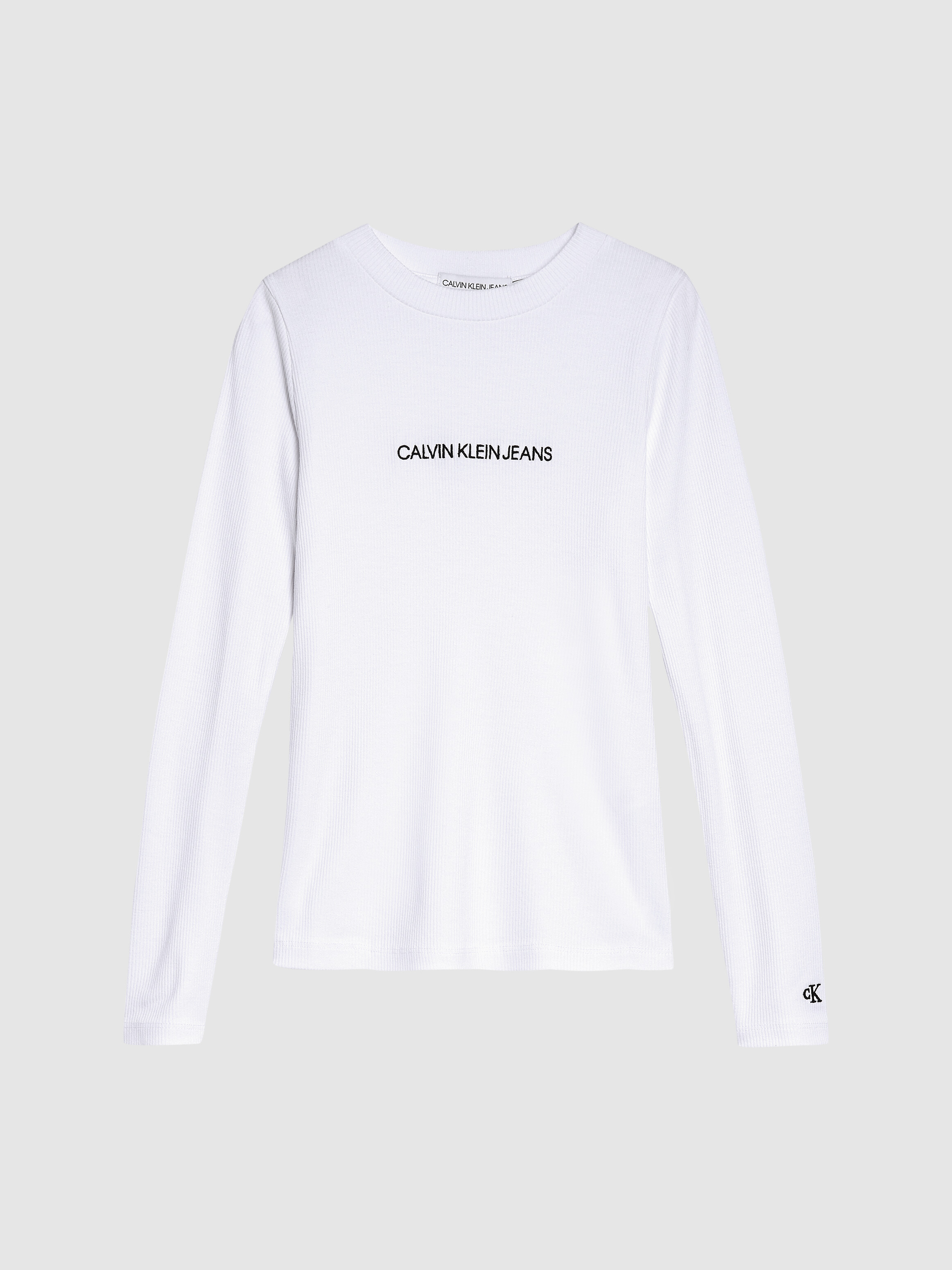 calvin klein ribbed t shirt