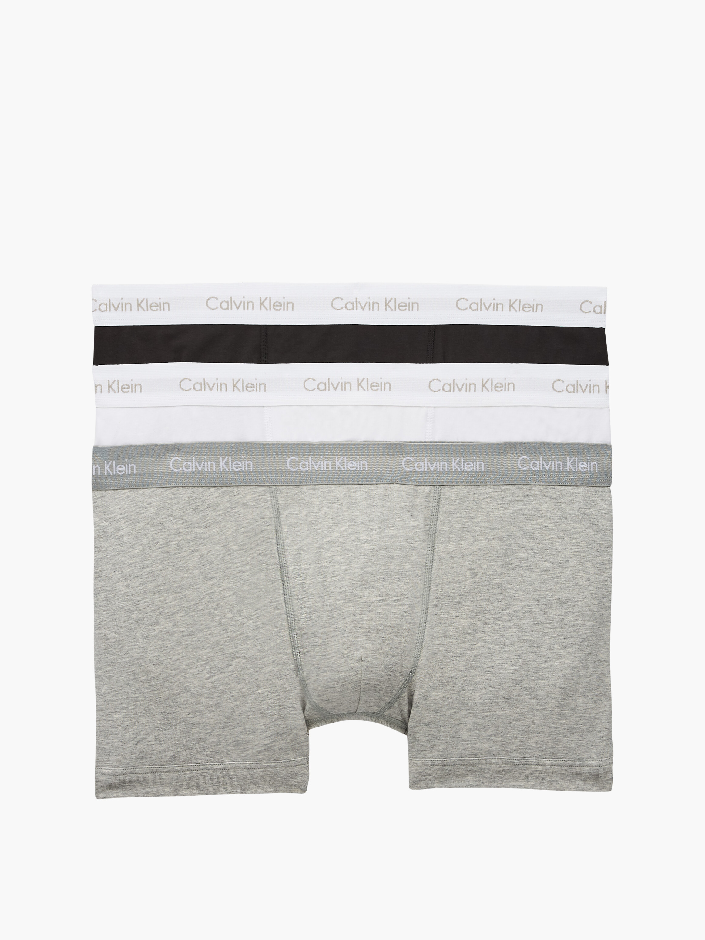 calvin klein men's 3 pack trunks