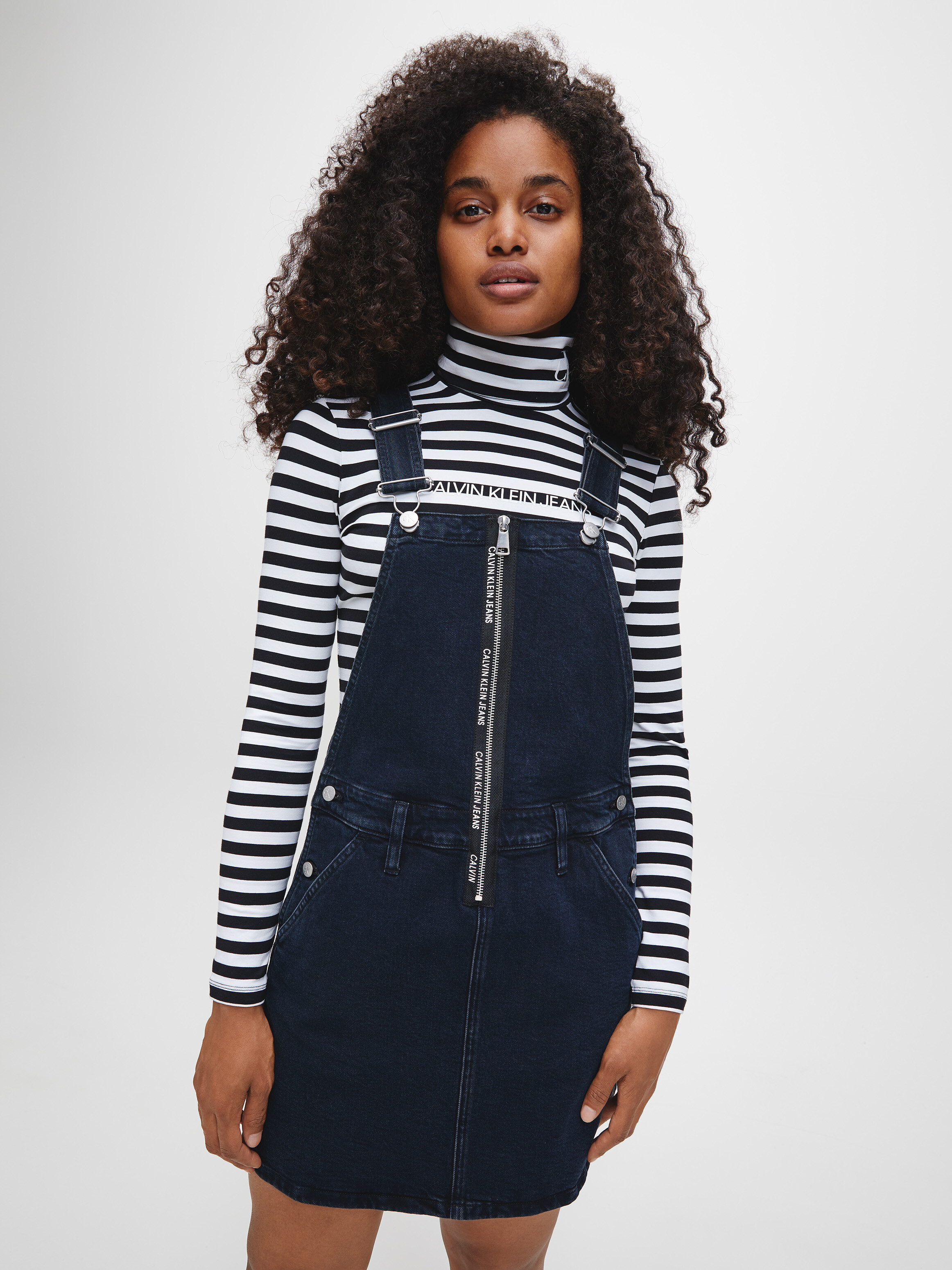 calvin klein dungaree dress