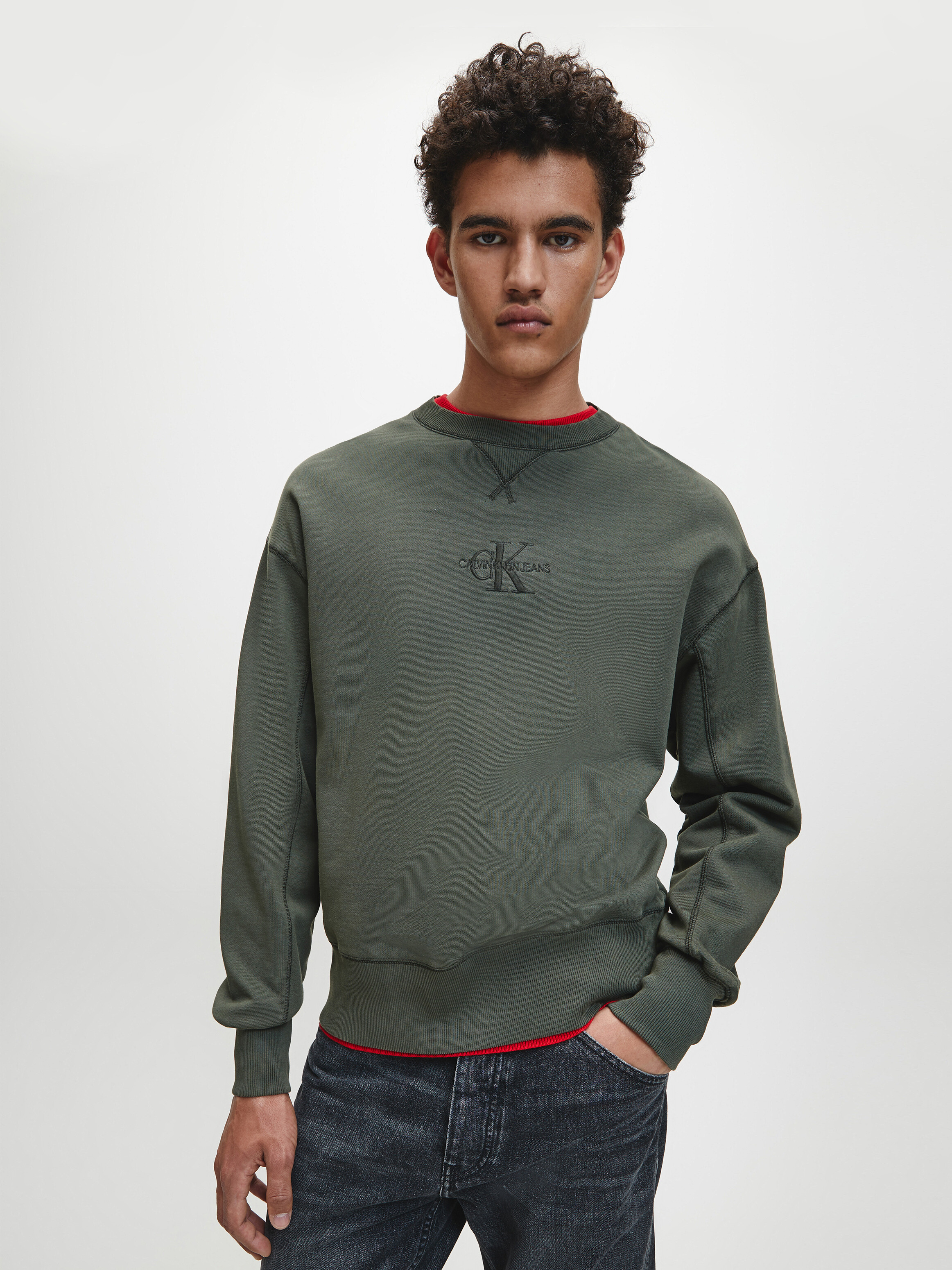 ck monogram sweatshirt