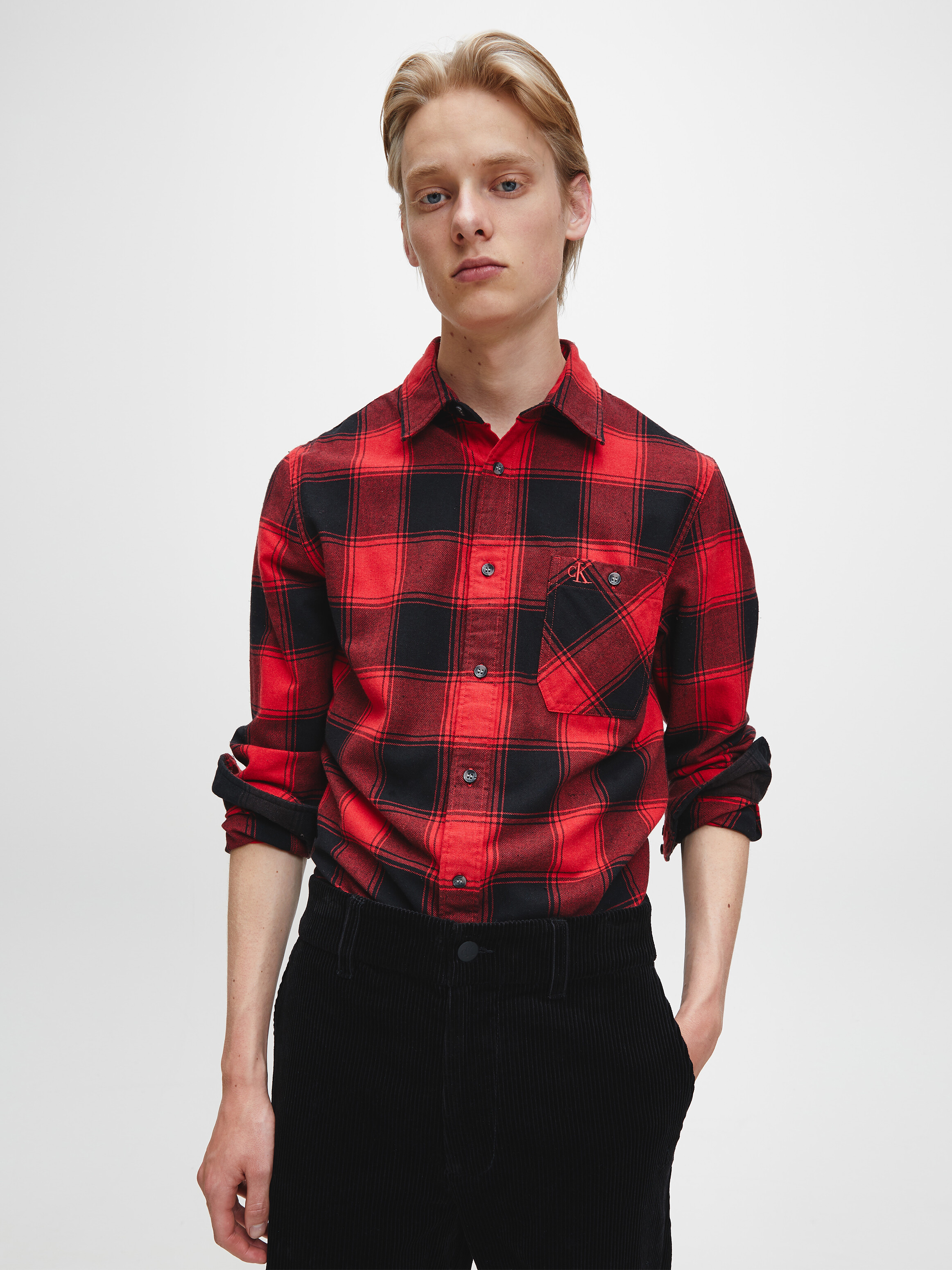 Recycled Cotton Check Shirt | Casual 