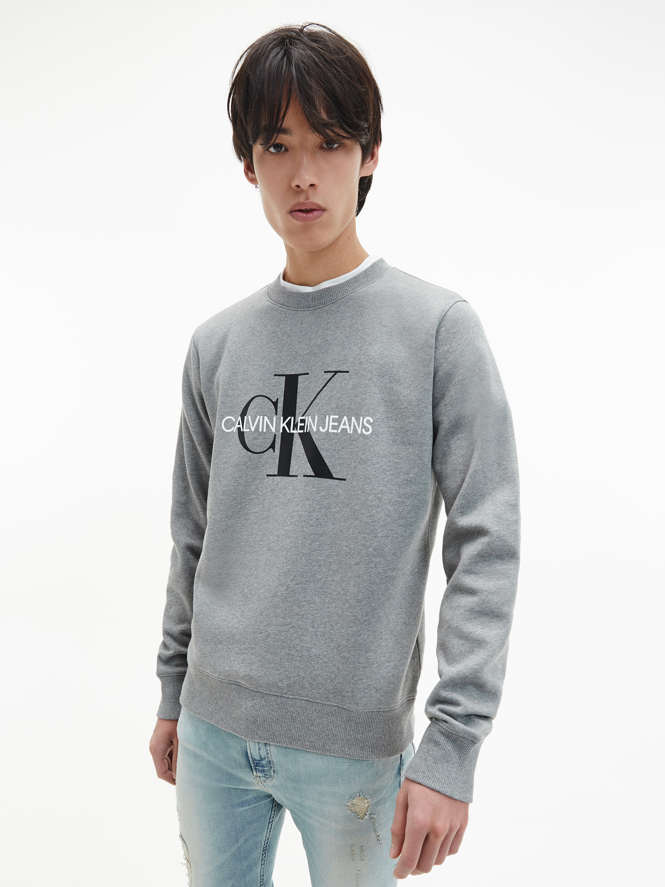 grey ck sweatshirt