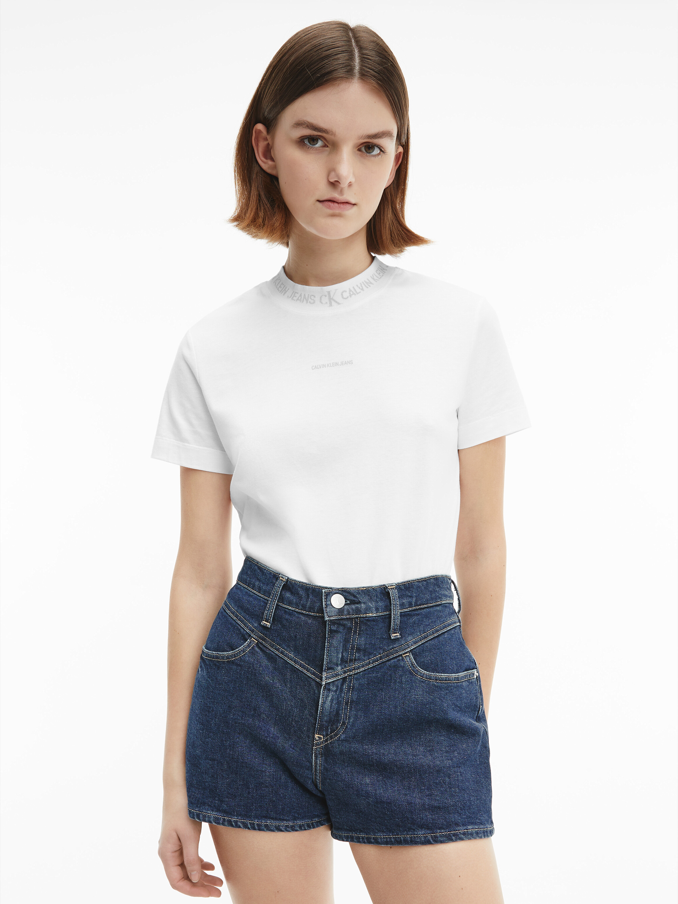 Organic Cotton Logo Collar T-Shirt | T 