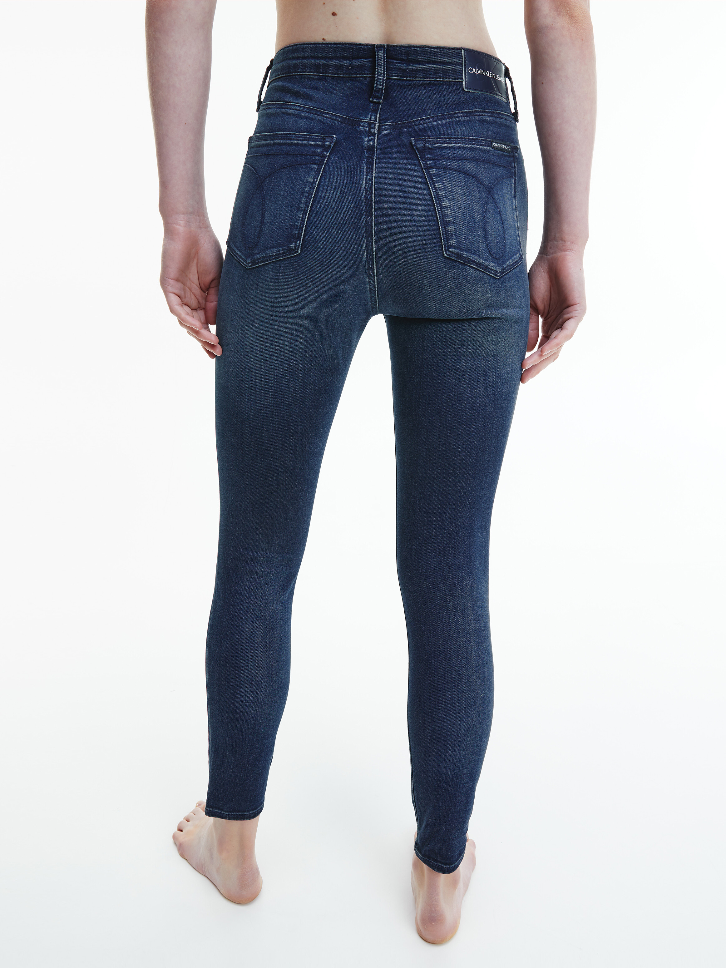 Womens super skinny high waisted jeans sales