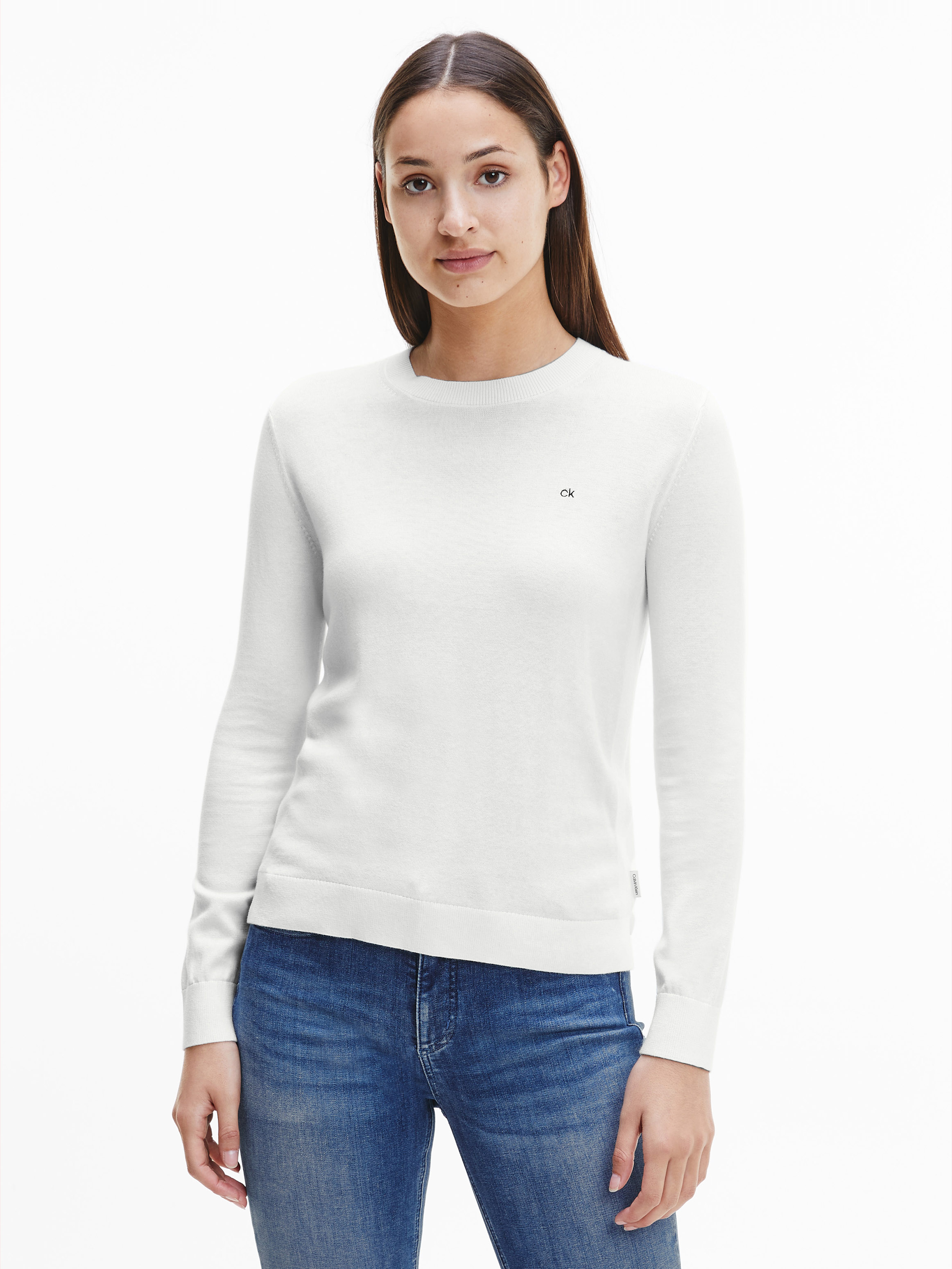 Cotton Silk Jumper Calvin Klein