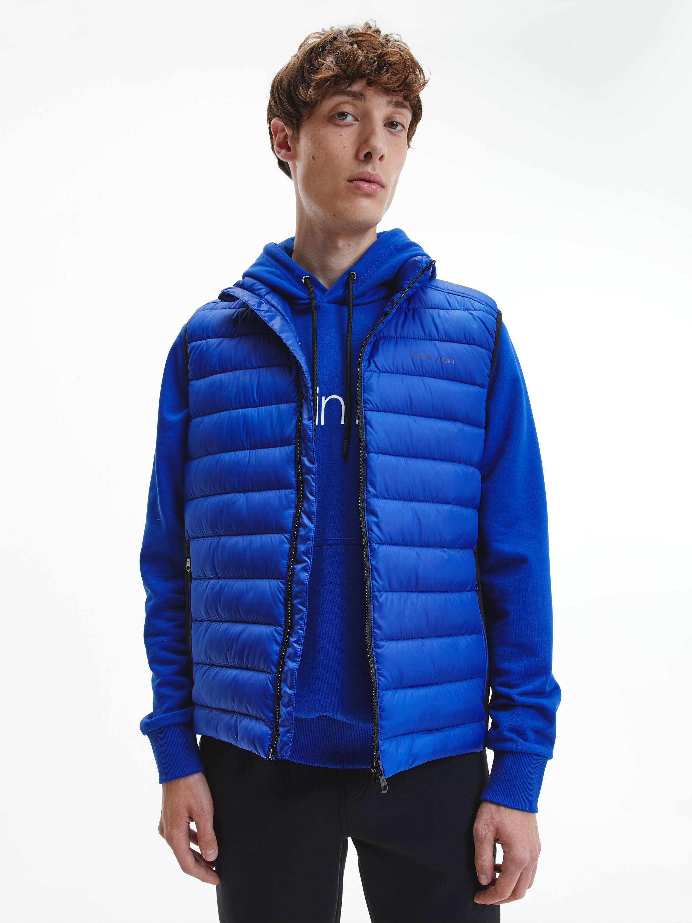 calvin klein recycled polyester down puffer jacket