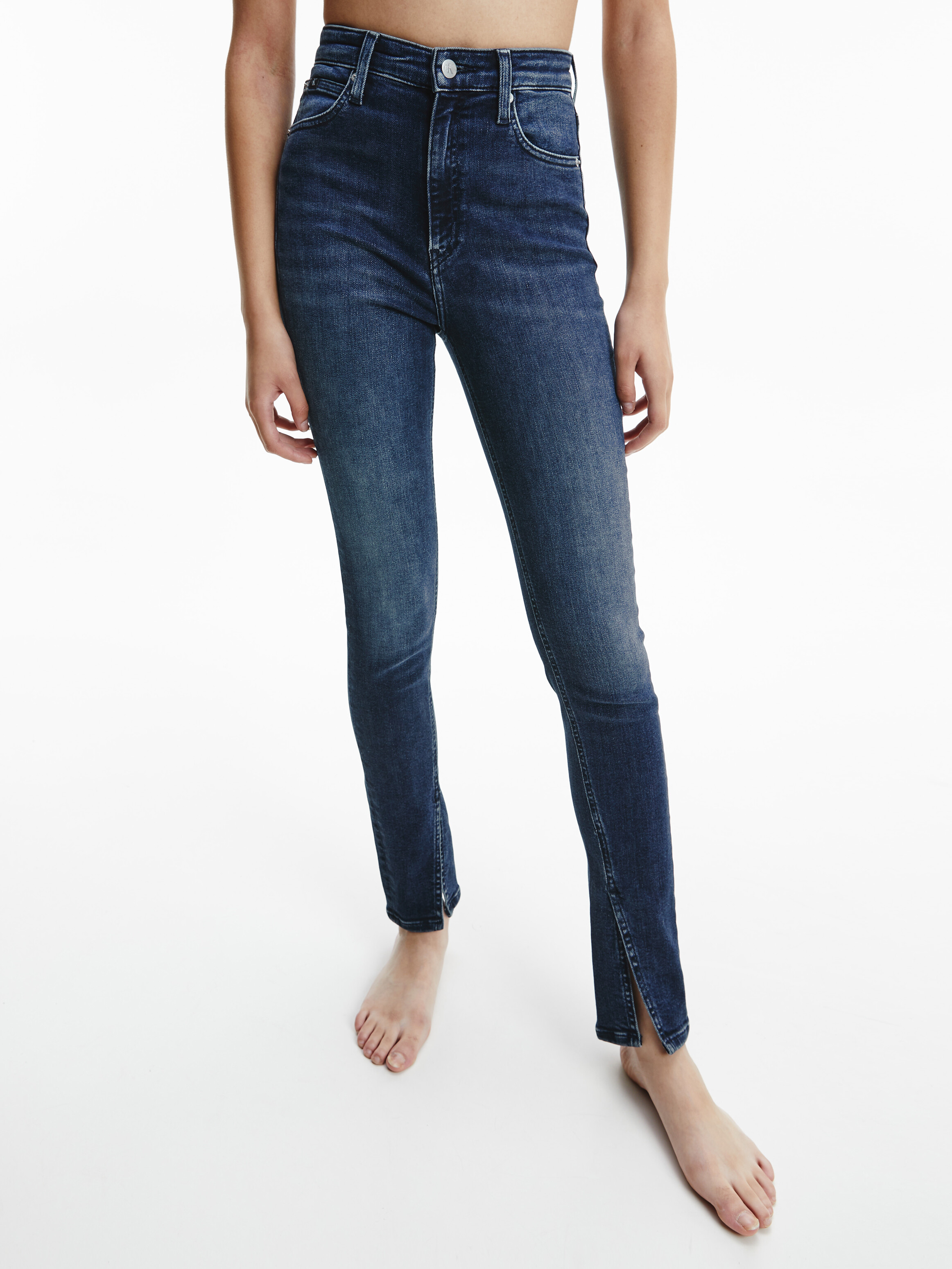 calvin klein high waist skinny jeans