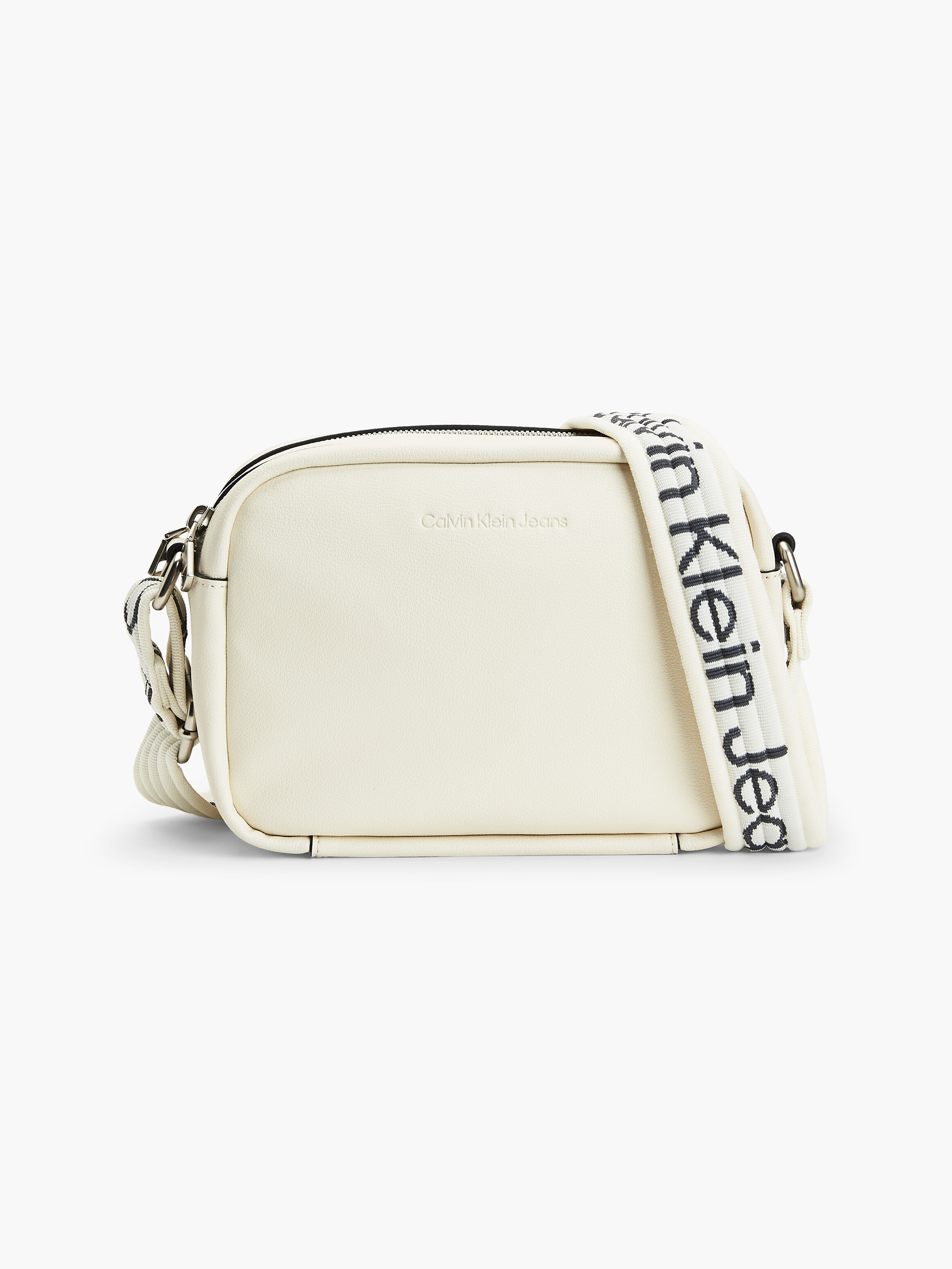 Calvin klein deals white crossbody bag