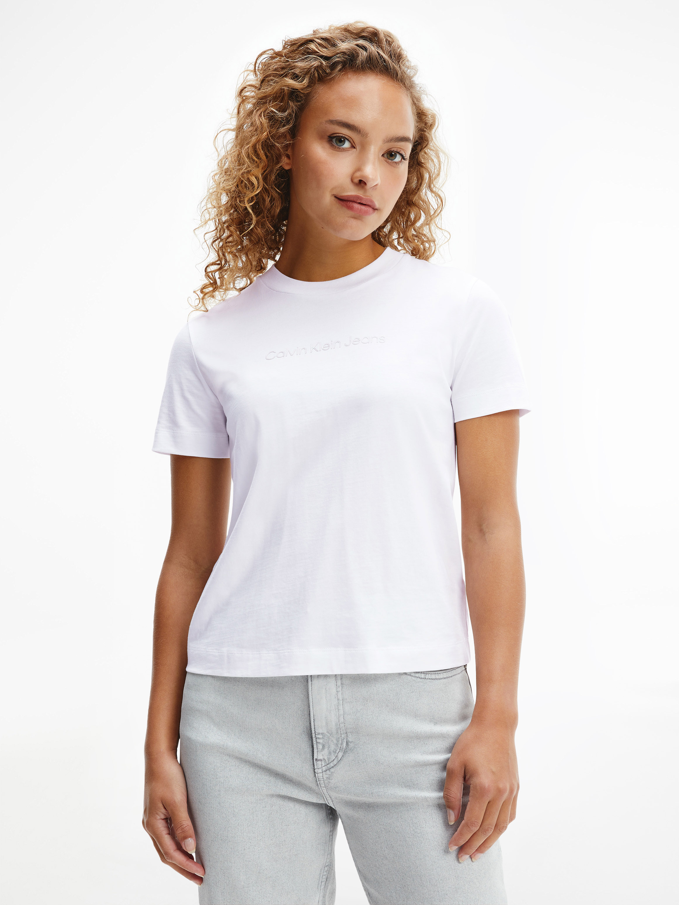 calvin klein white tee