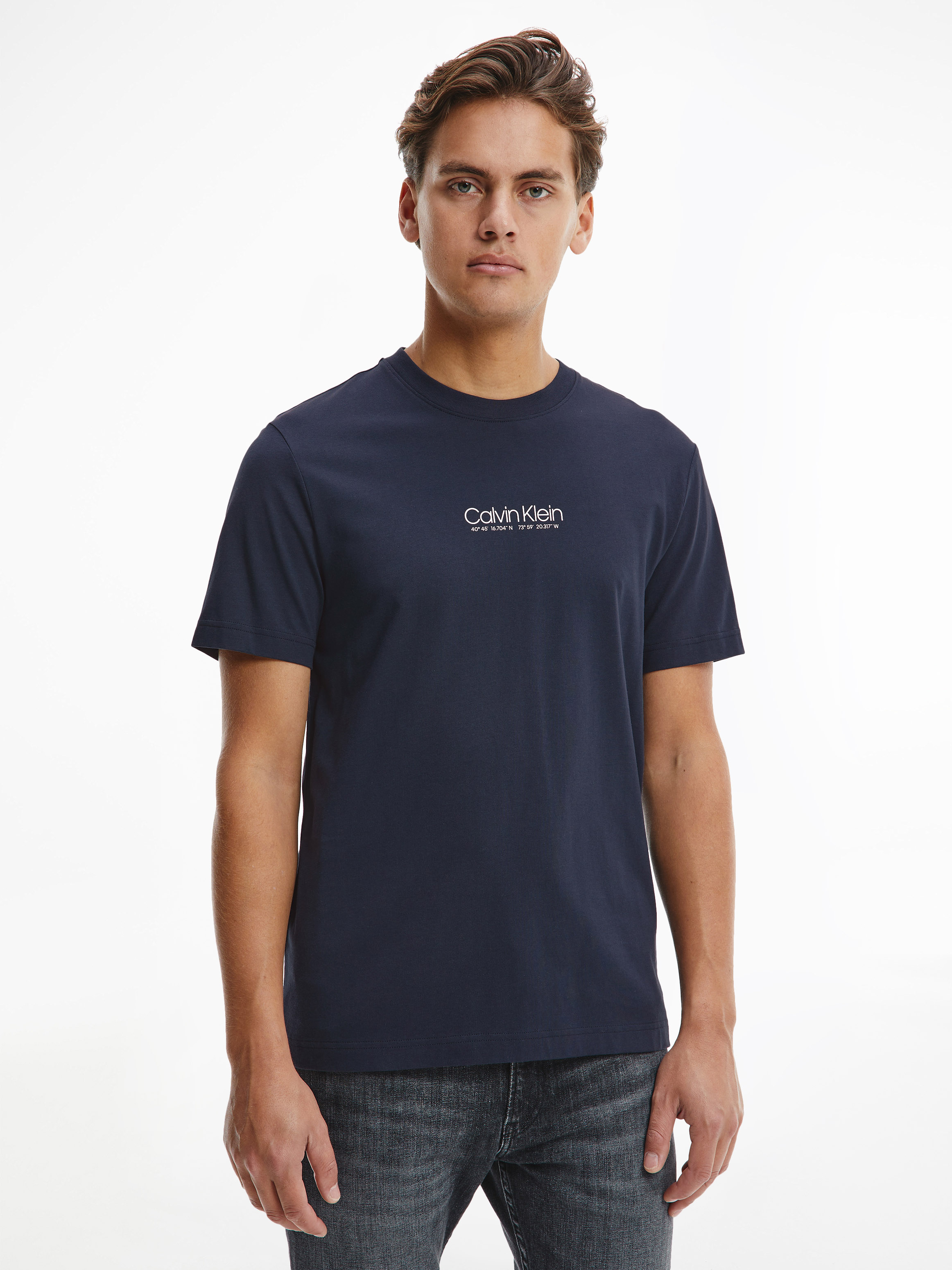 Calvin klein sale navy t shirt