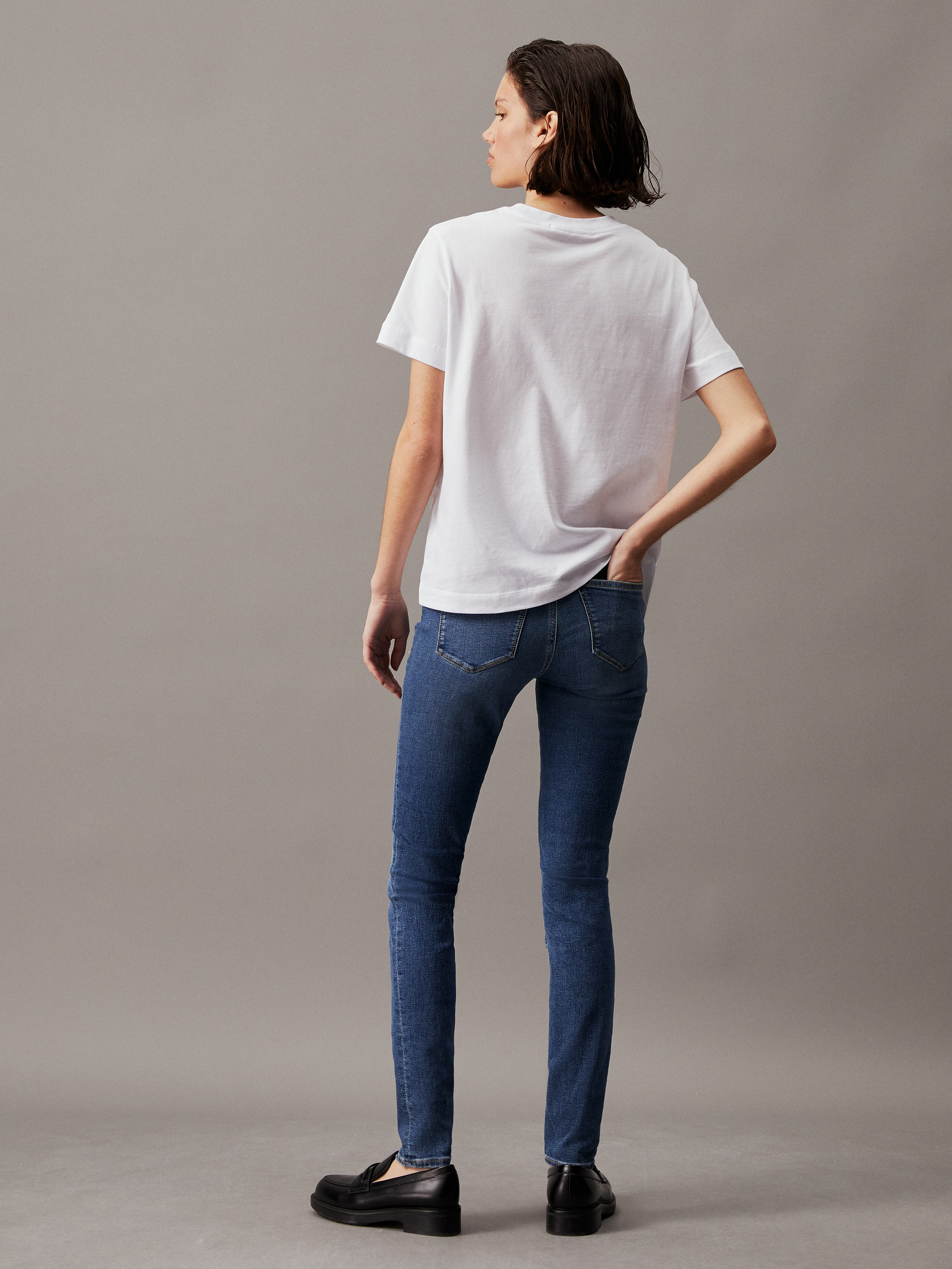 Mid Rise Skinny Jeans | Calvin Klein