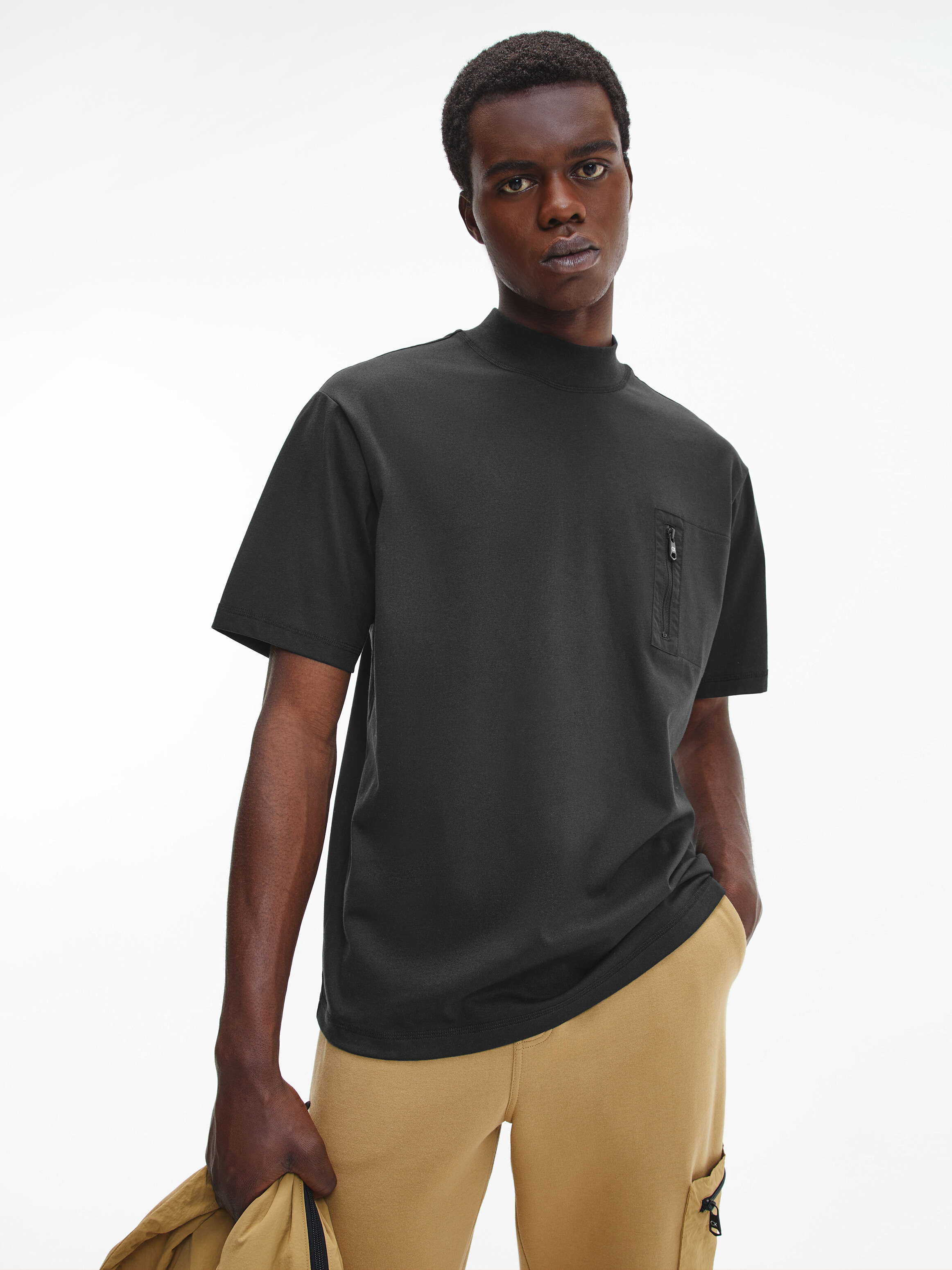 Acne mock neck t clearance shirt