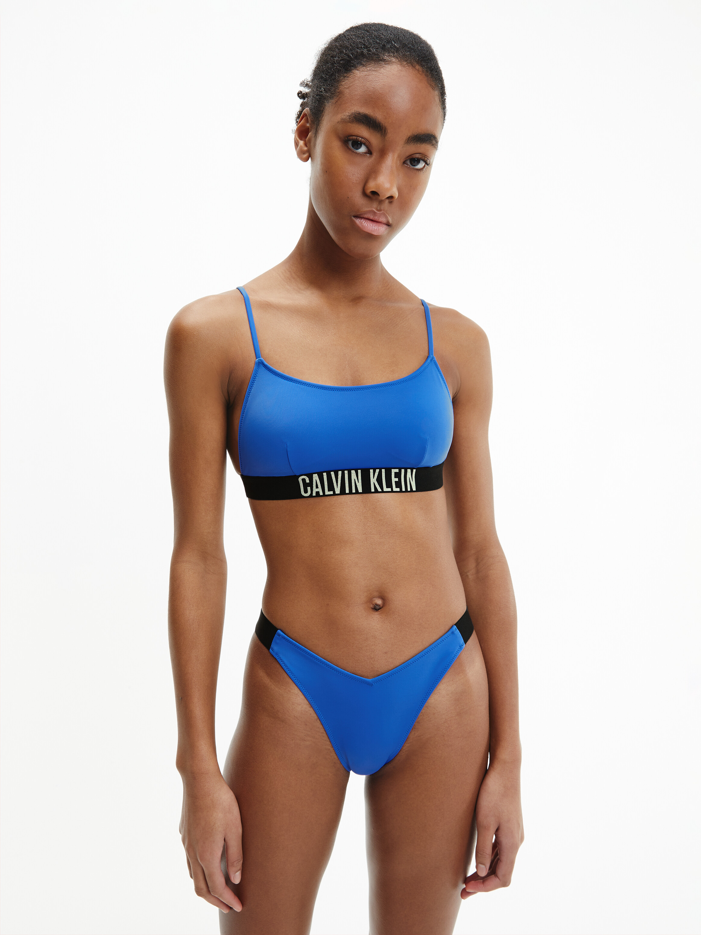 Calvin klein bikini store top blue