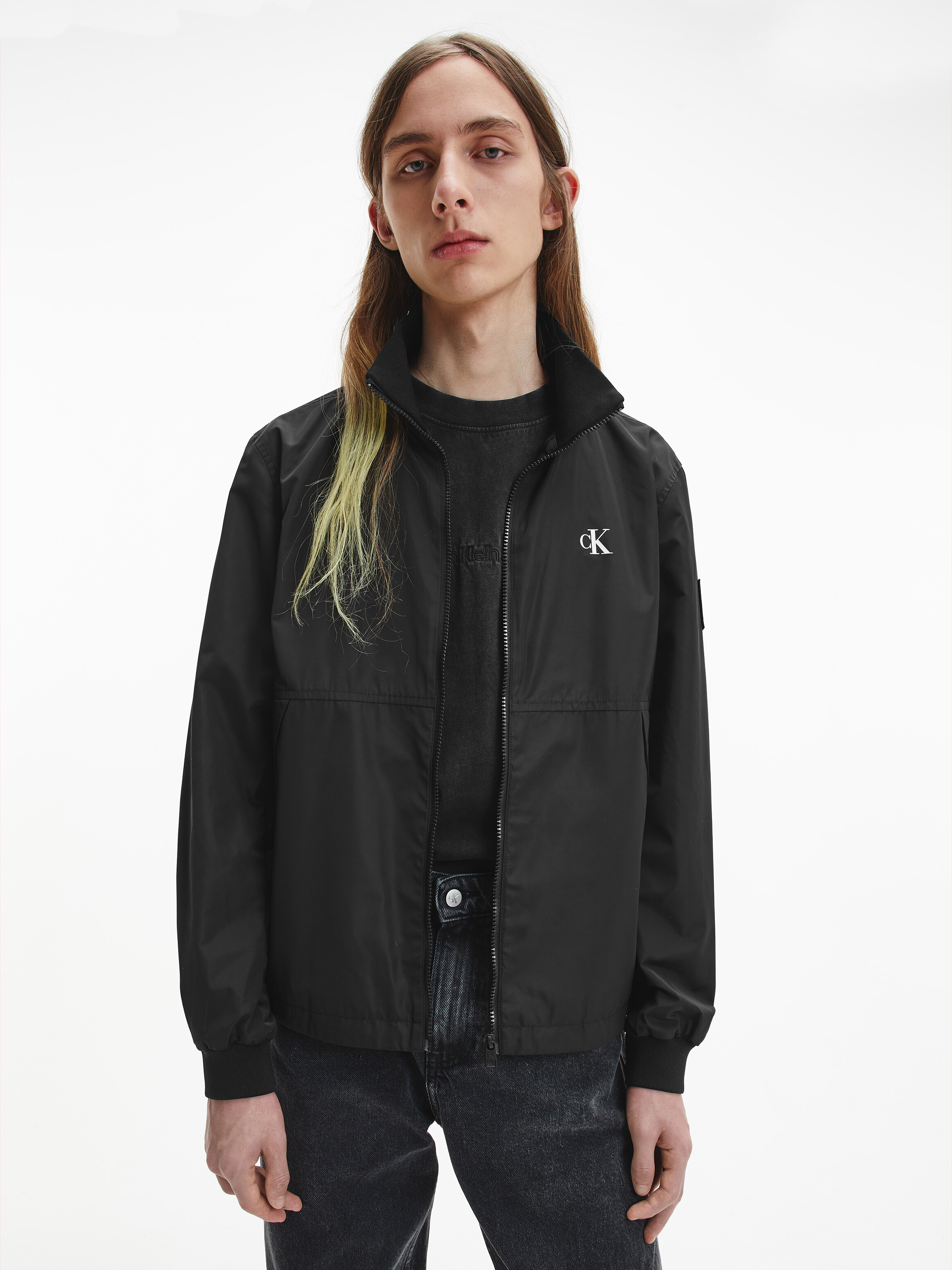 Recycled Polyester Zip Up Jacket Calvin Klein