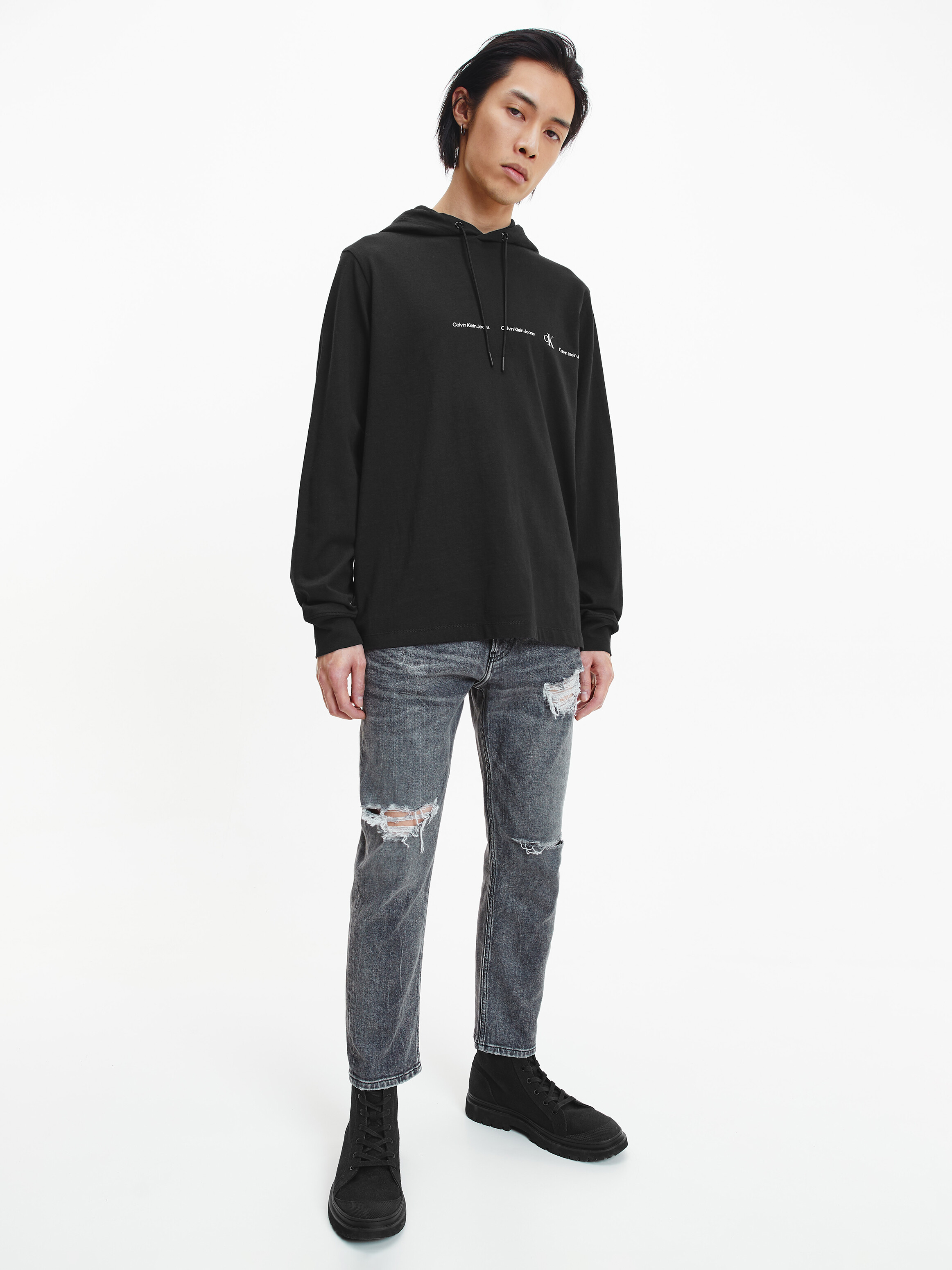 calvin klein t shirt hoodie