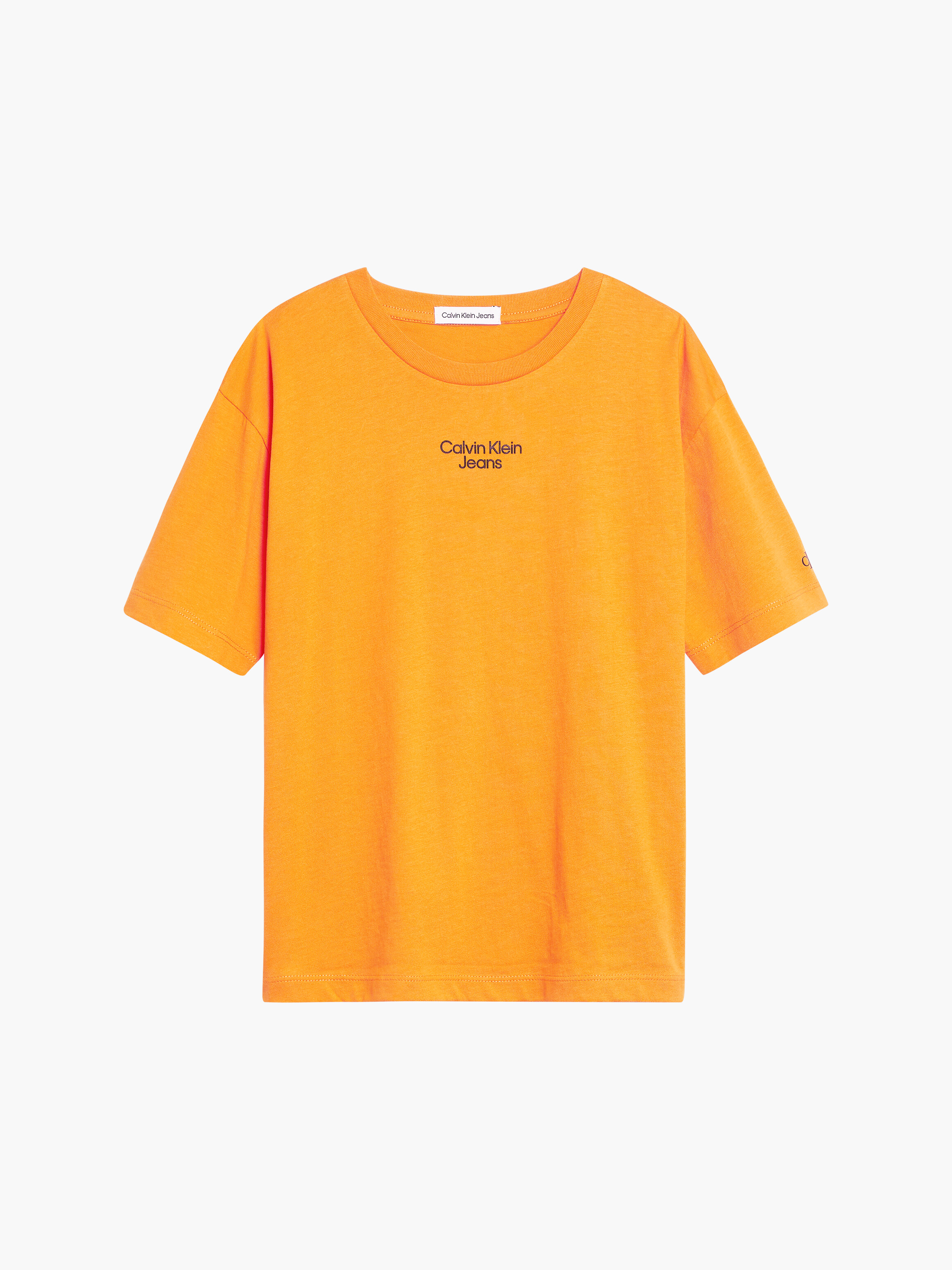 calvin klein jeans t shirt orange