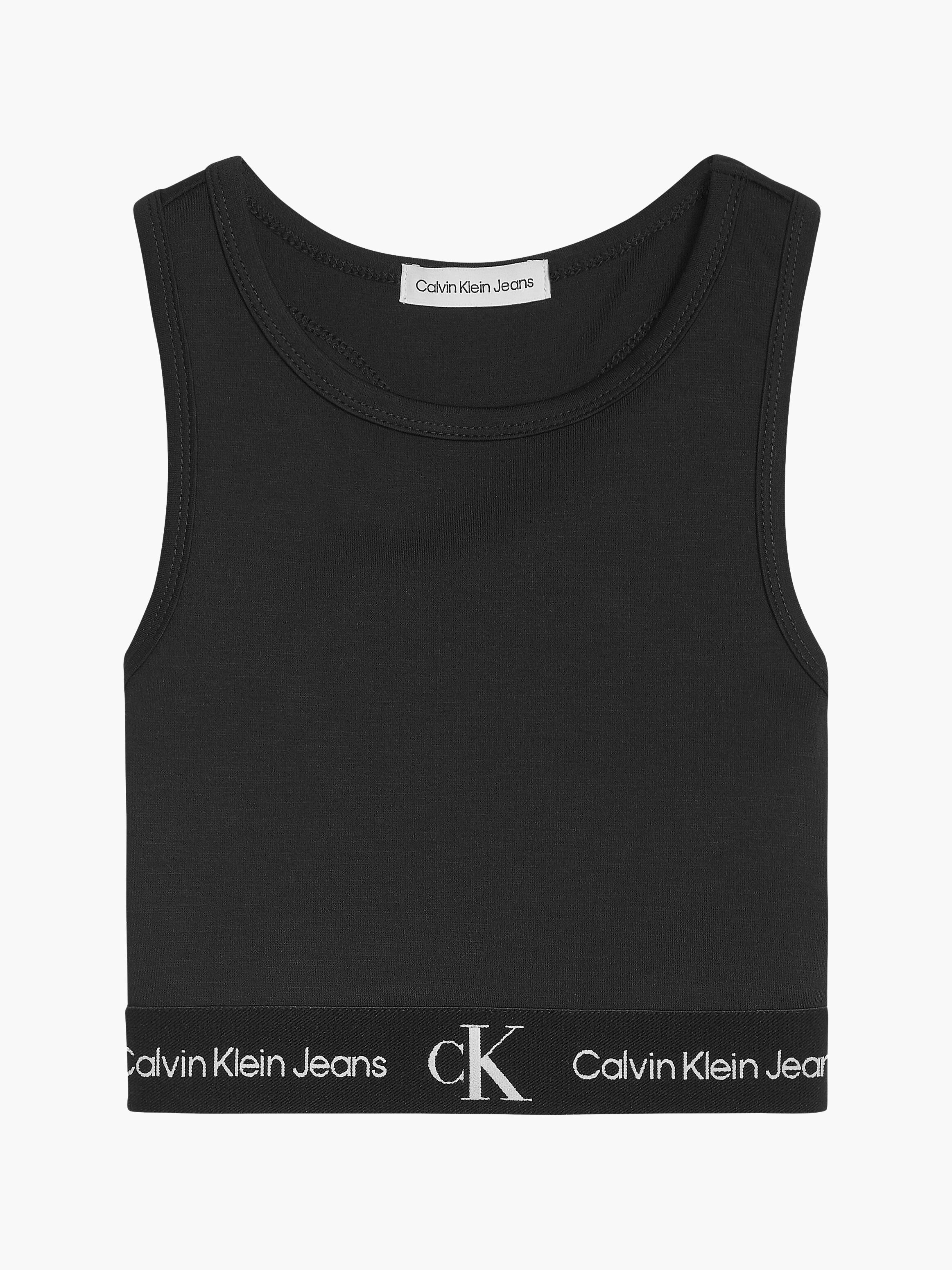 calvin klein logo tops