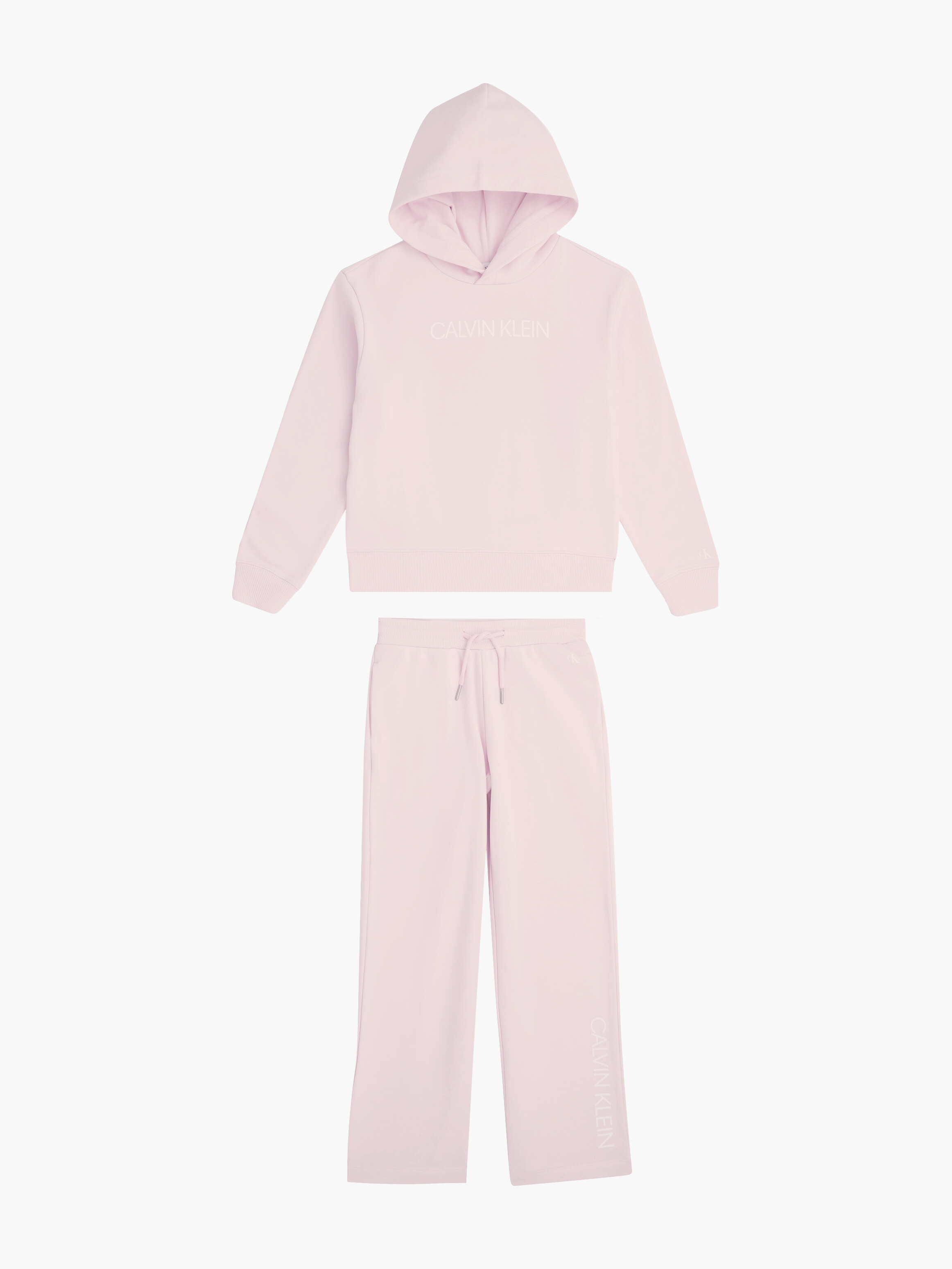 Pink calvin klein deals tracksuit