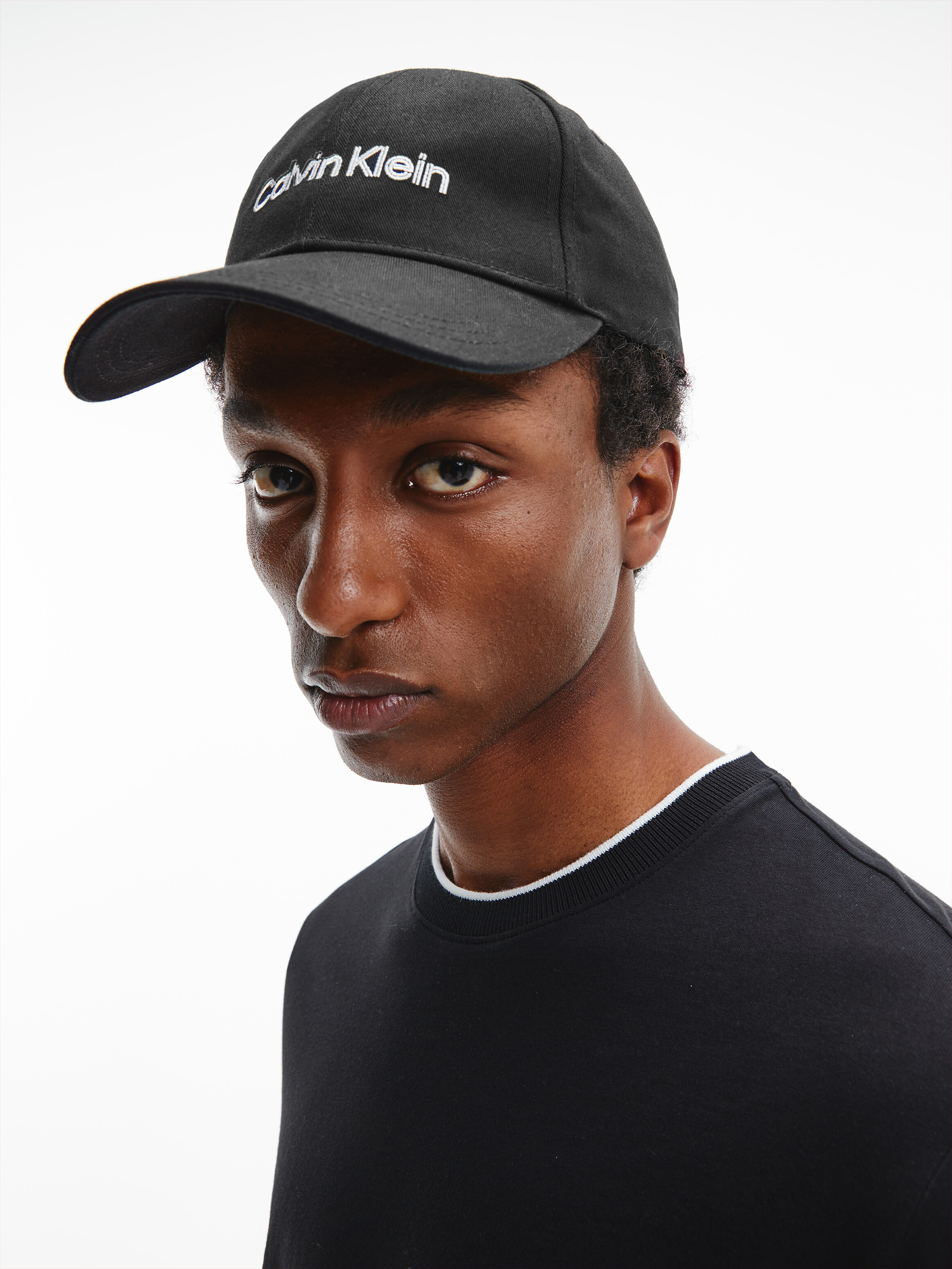 calvin klein logo hat