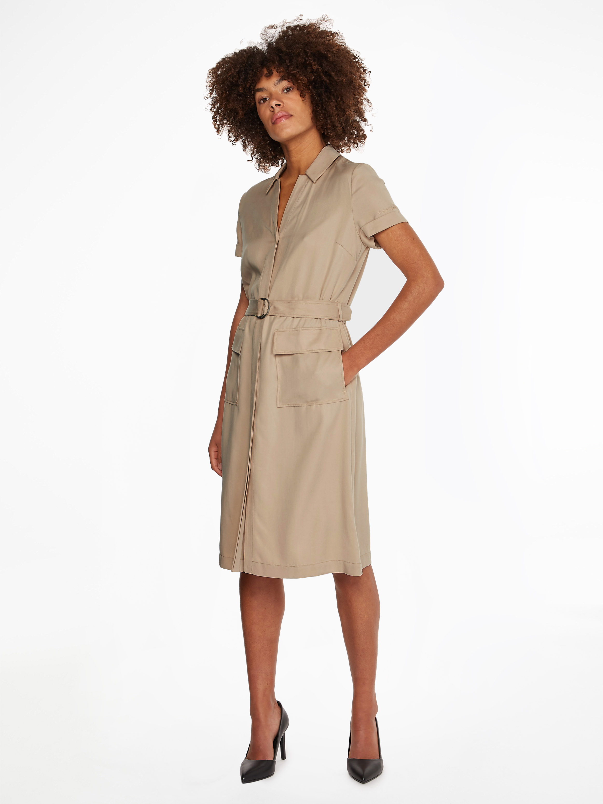 Calvin klein trench store coat dress