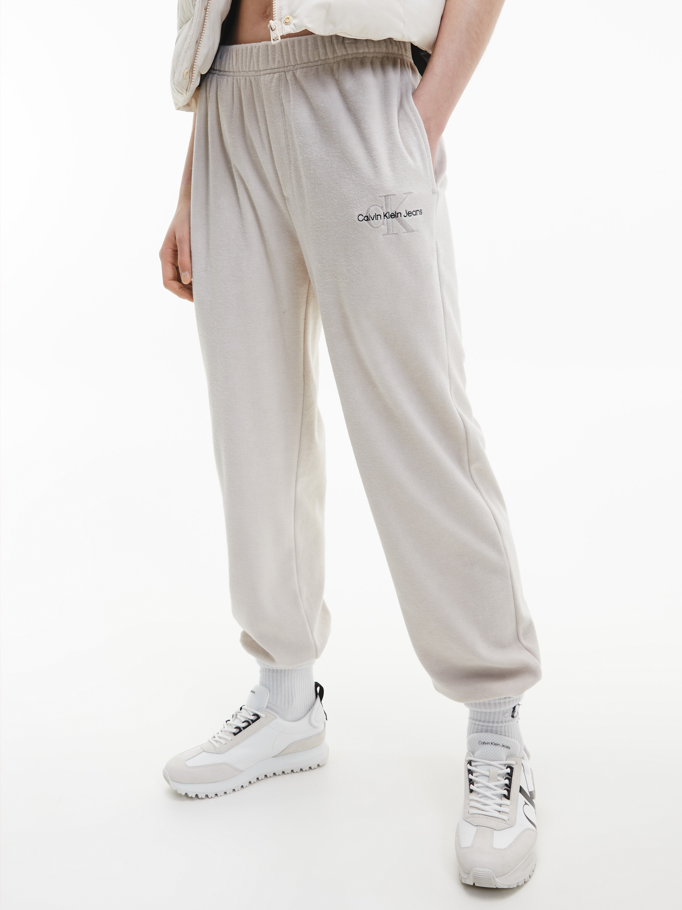 Grey calvin klein on sale joggers