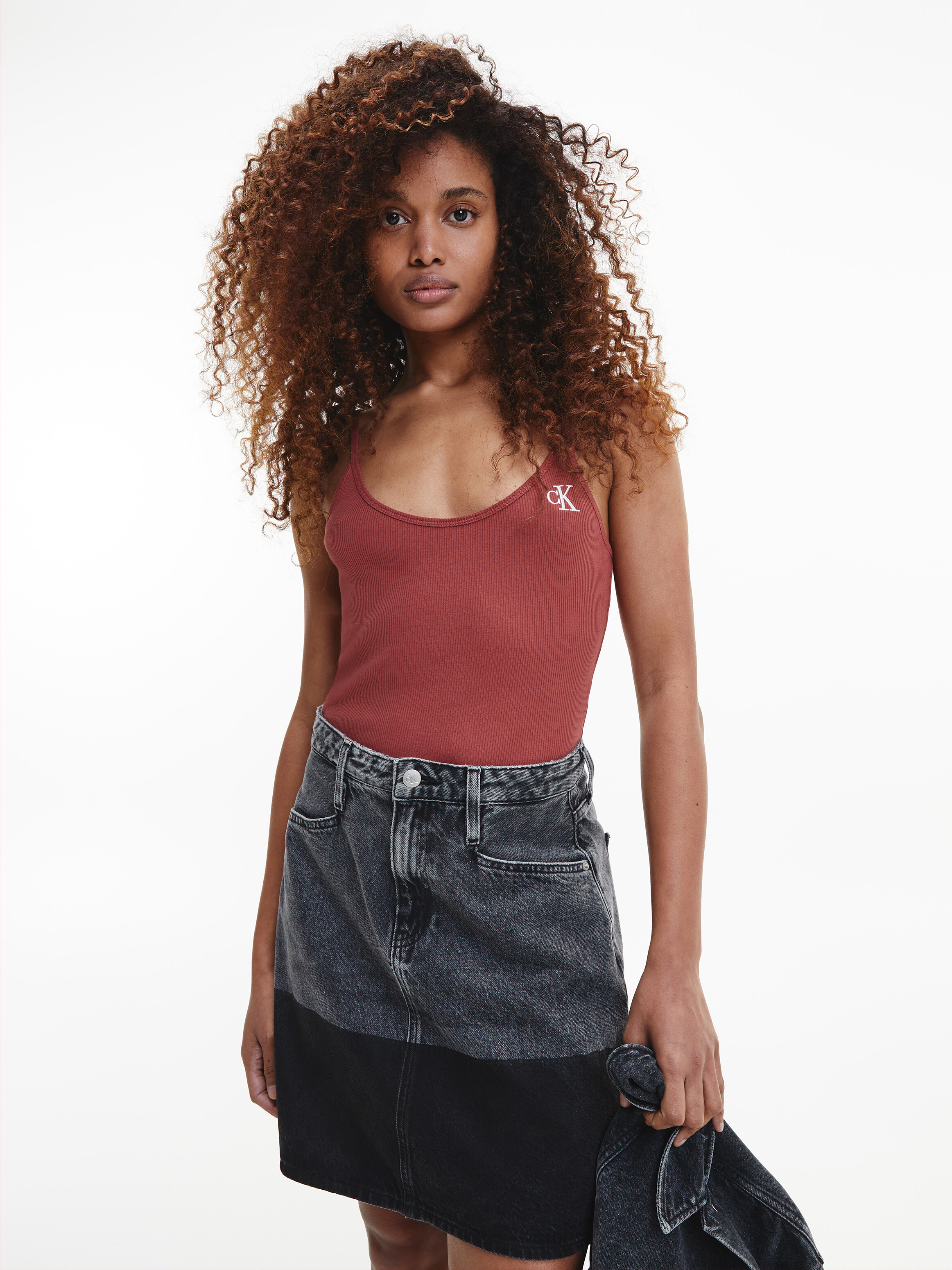 Ribbed Cotton Bodysuit Calvin Klein