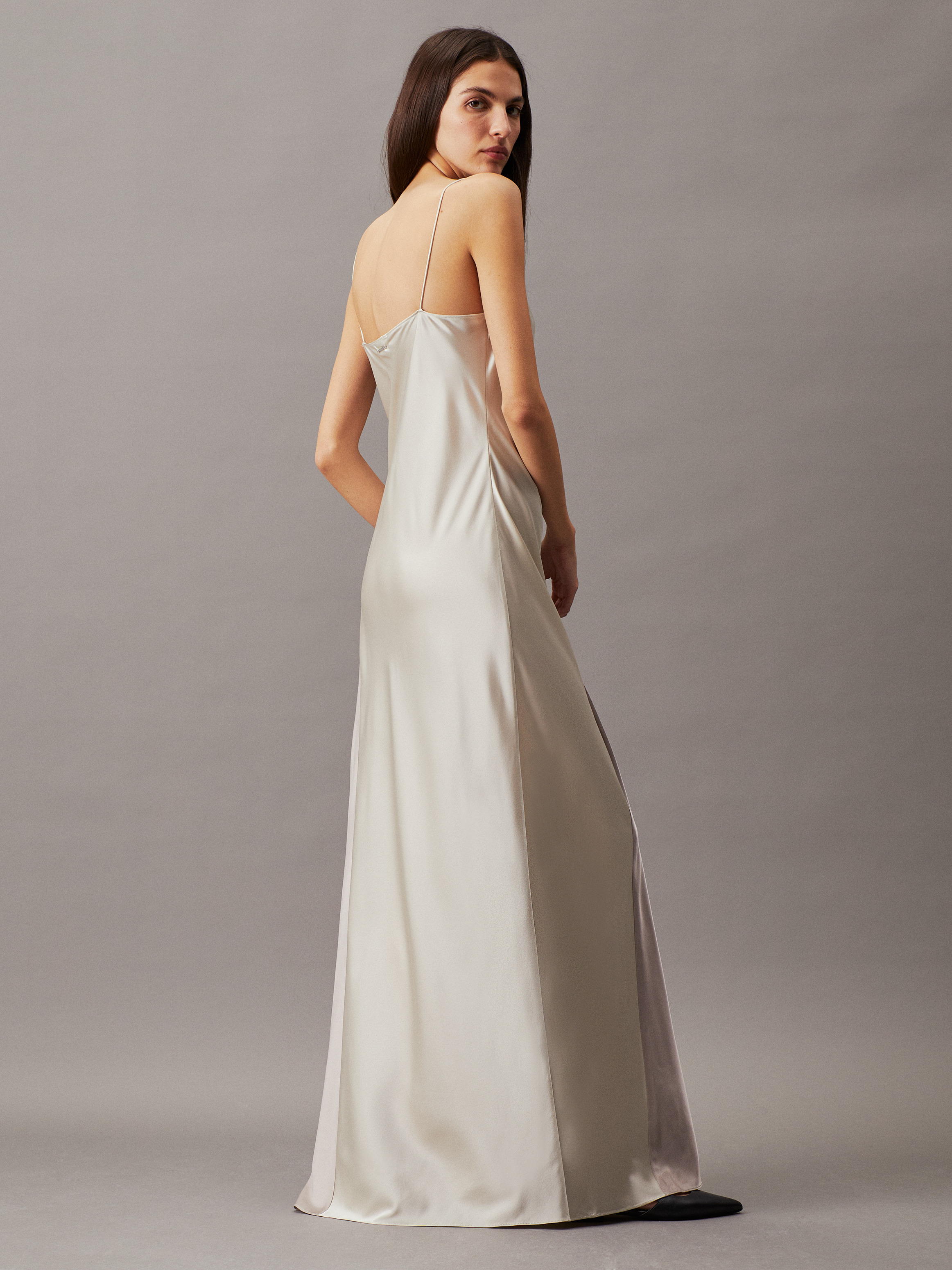 Slim Colourblock Maxi Slip Dress | Calvin Klein