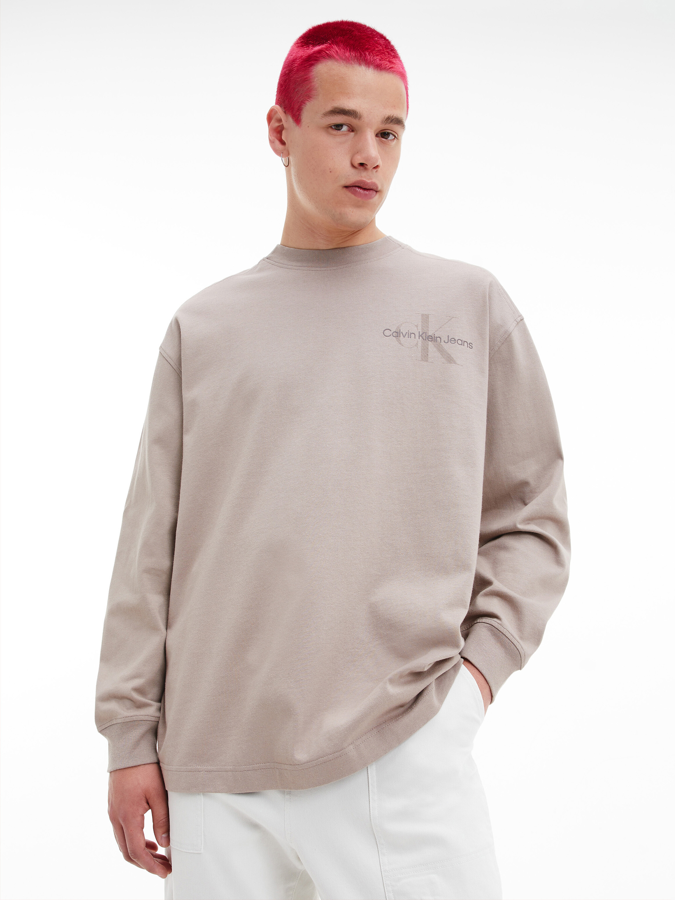 Calvin klein jeans outlet long sleeve t shirt