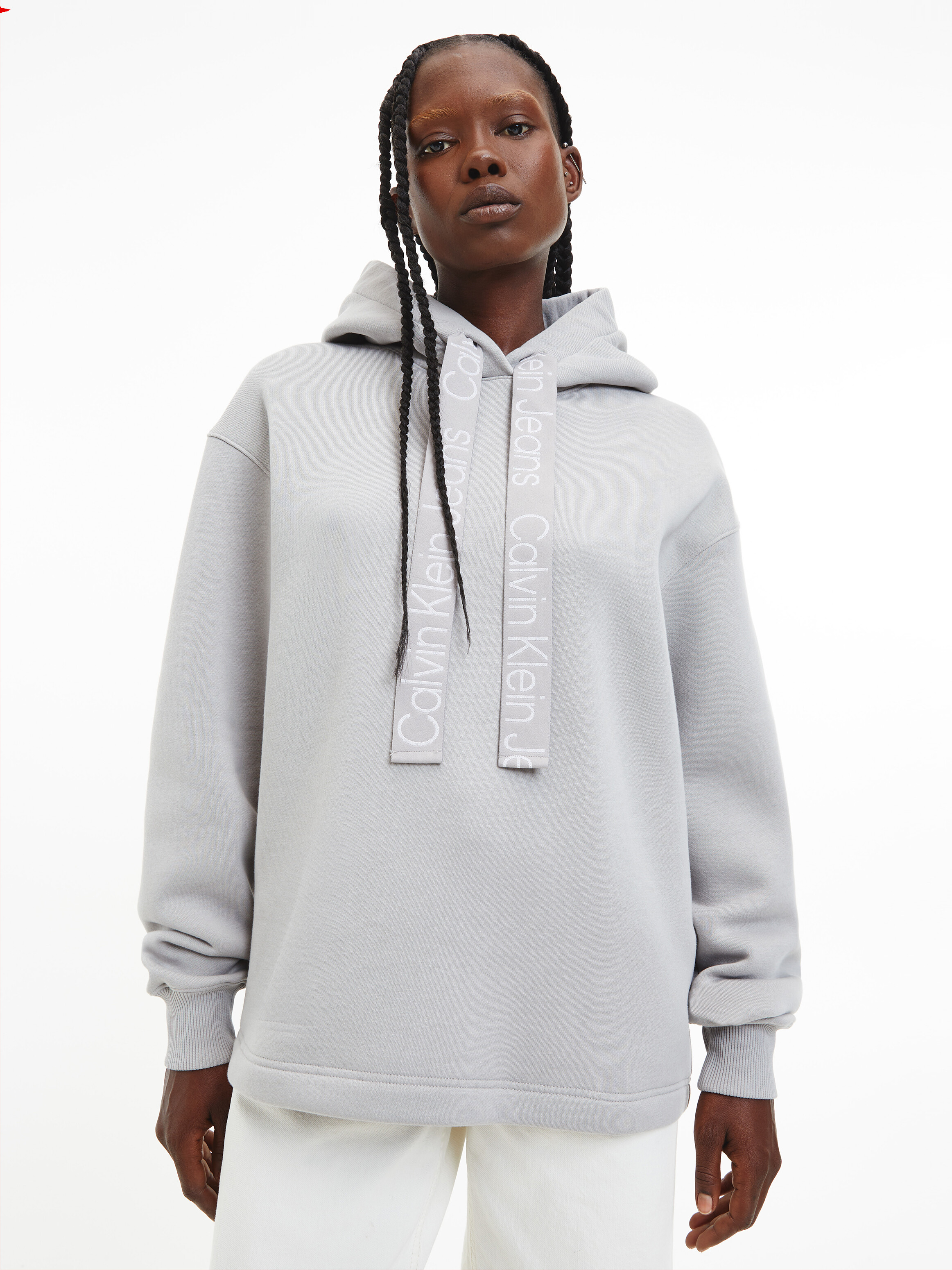 Calvin klein oversized 2025 logo hoodie