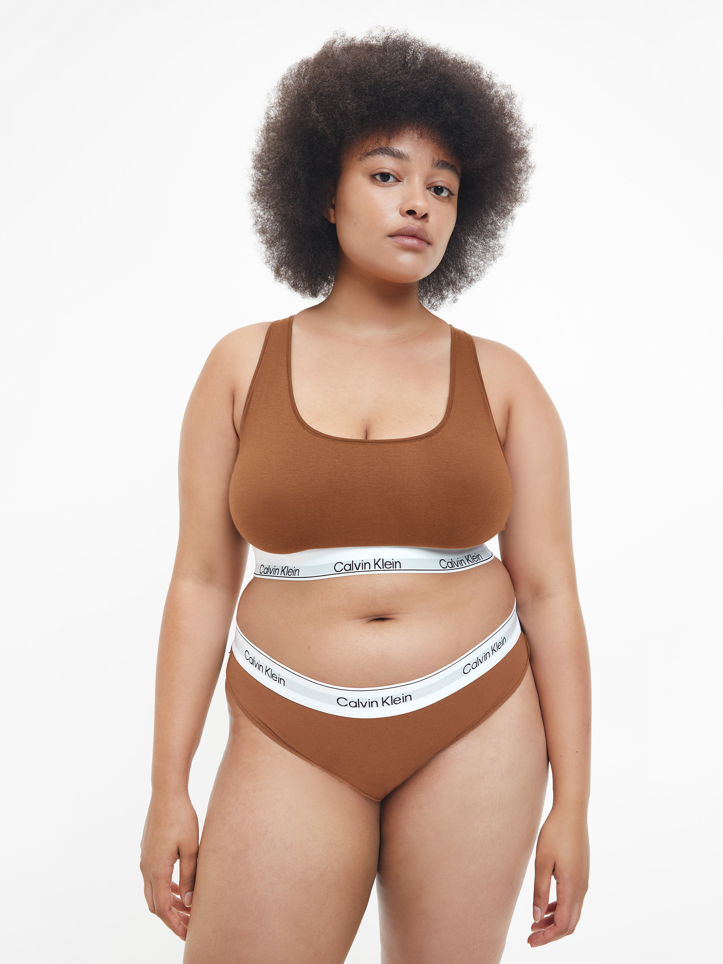 Plus Size Modern Cotton Naturals Bikini Brief Calvin Klein