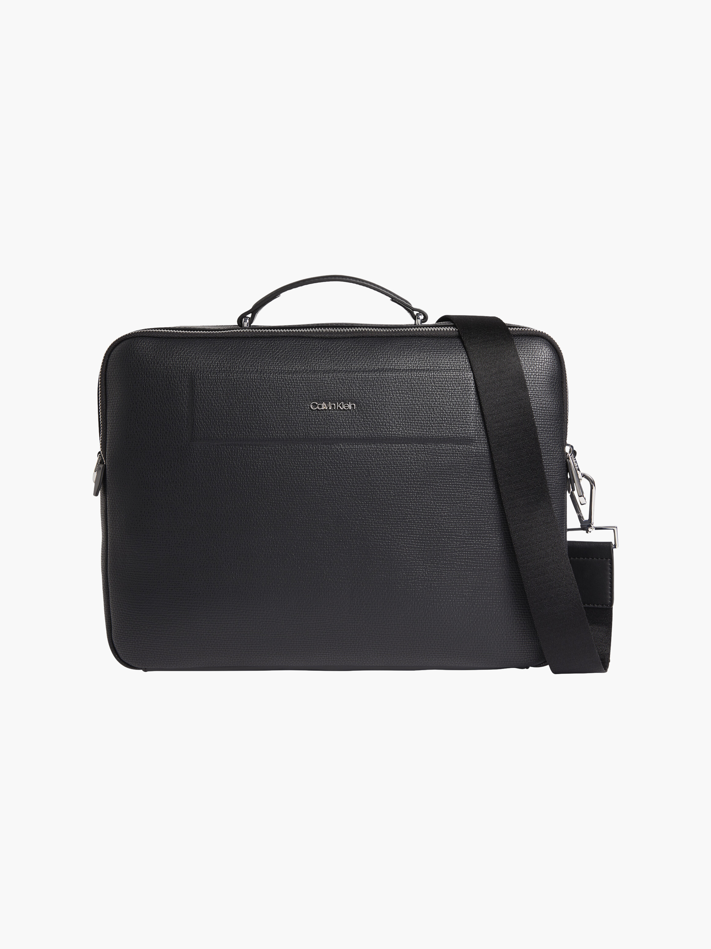 Calvin klein store leather laptop bag