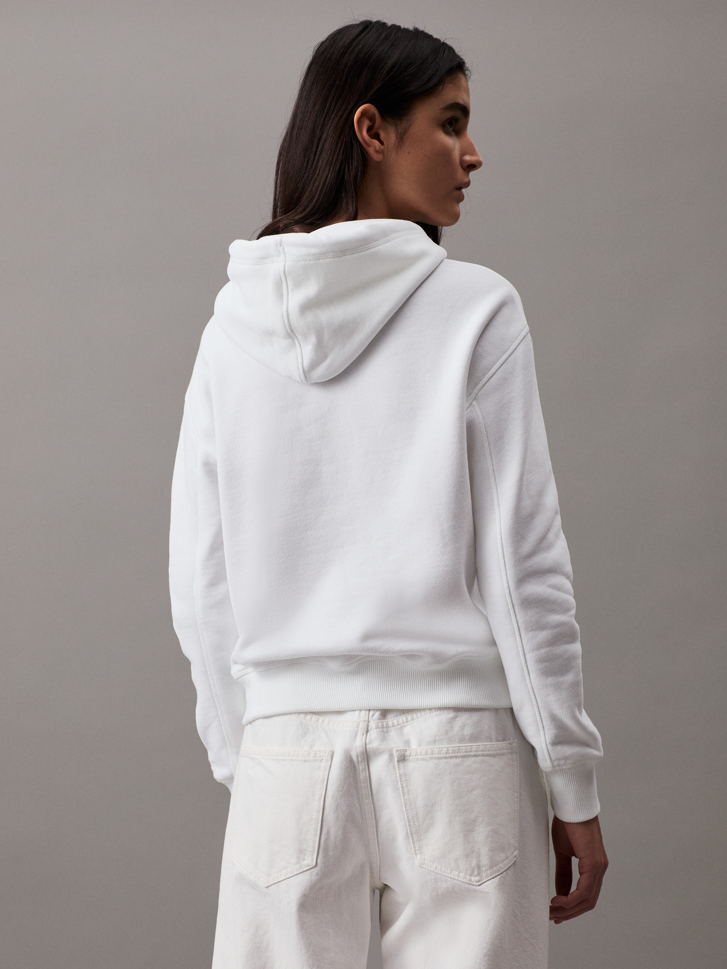 Cotton Blend Fleece Hoodie