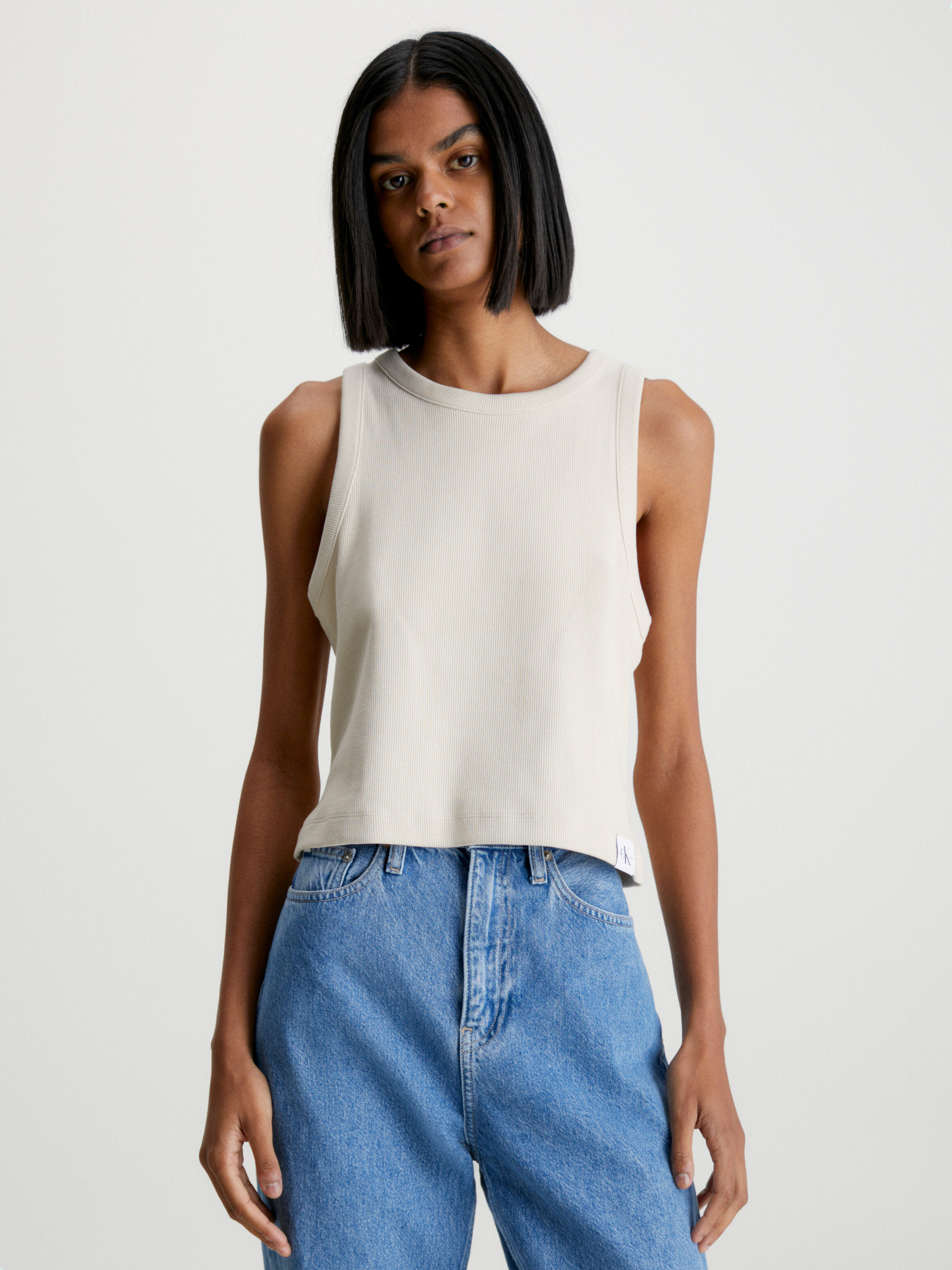 Ribbed Cotton Tank Top | Calvin Klein