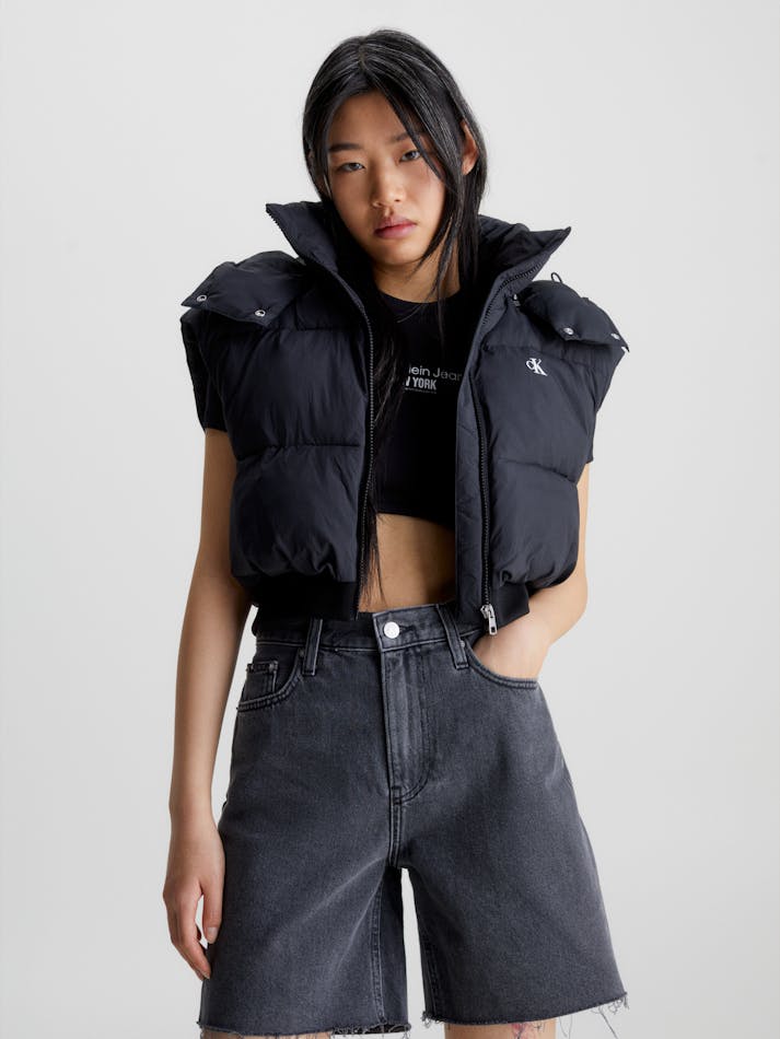 Calvin klein women's long vest Clearance