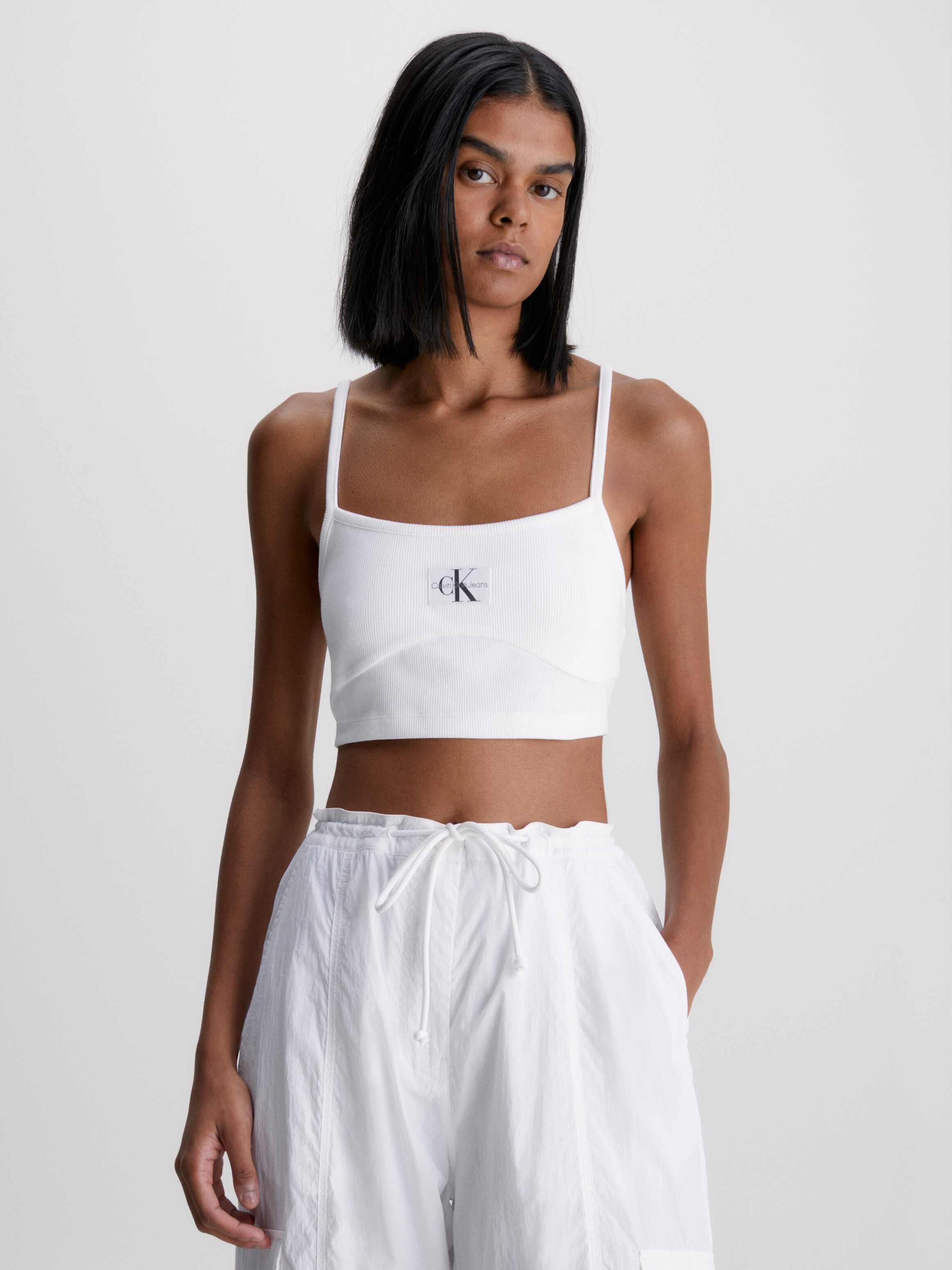 Crop top tipo online bralette