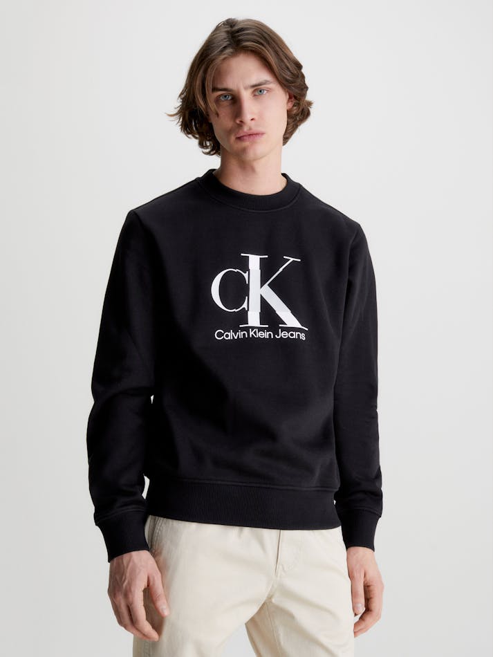 Black calvin klein jeans sweatshirt Clearance