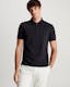 Smooth Cotton Zip Polo Shirt