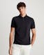 Smooth Cotton Zip Polo Shirt