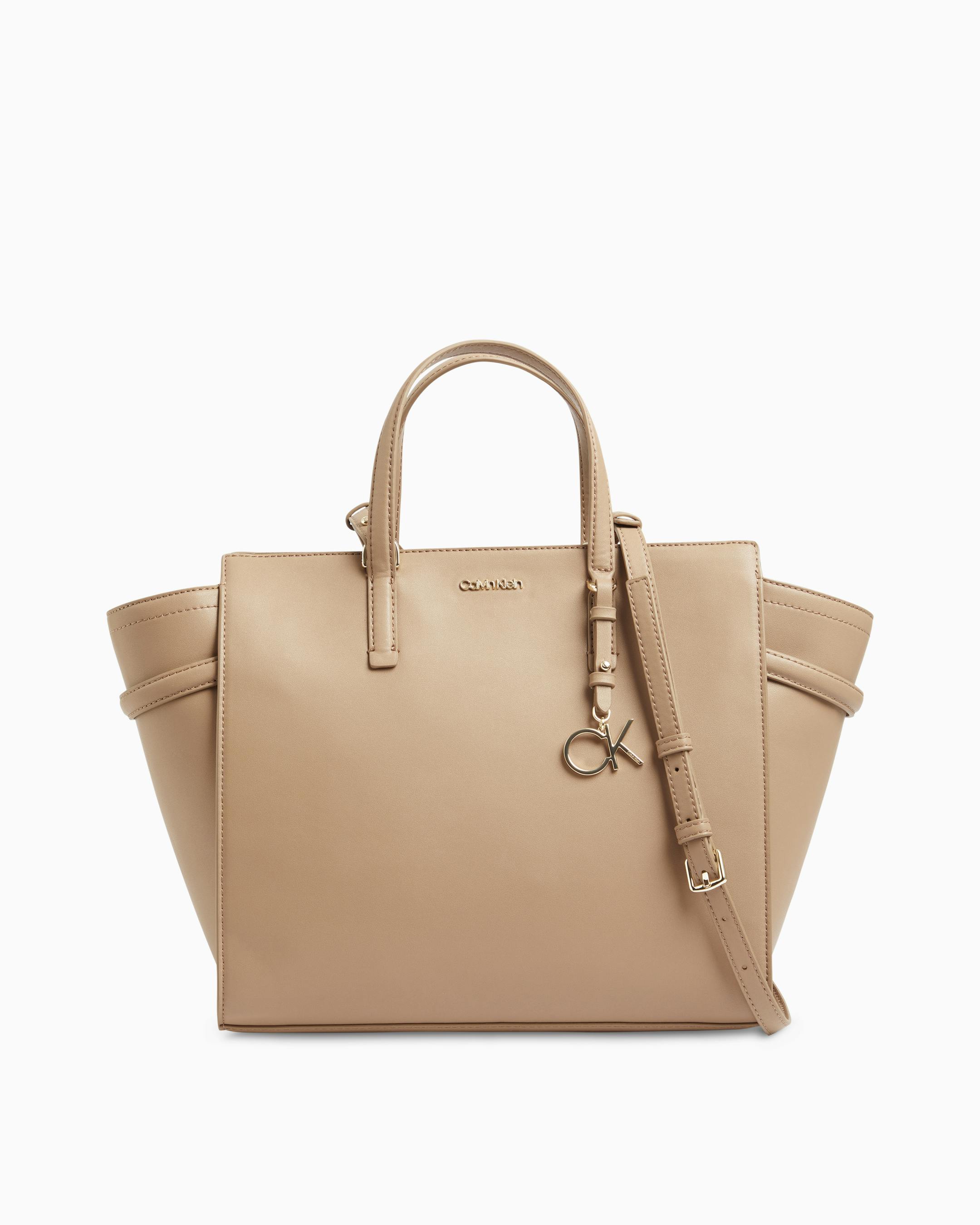 Calvin klein tote brown Clearance