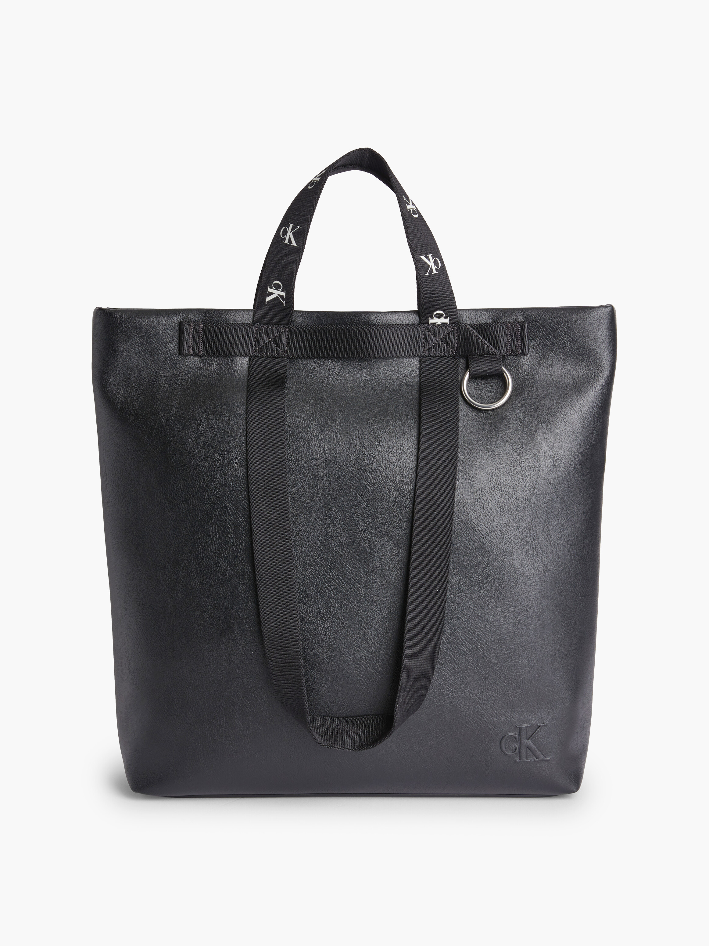 Square cheap leather tote